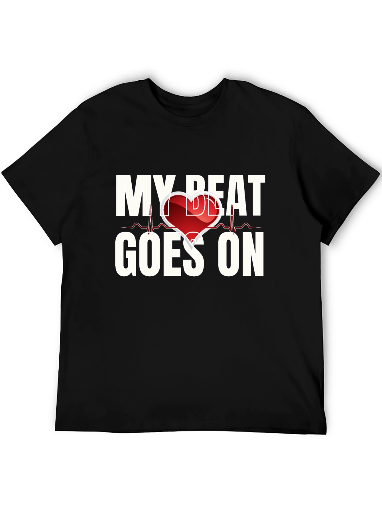 My Heart Beat Goes On Graphic T-Shirt