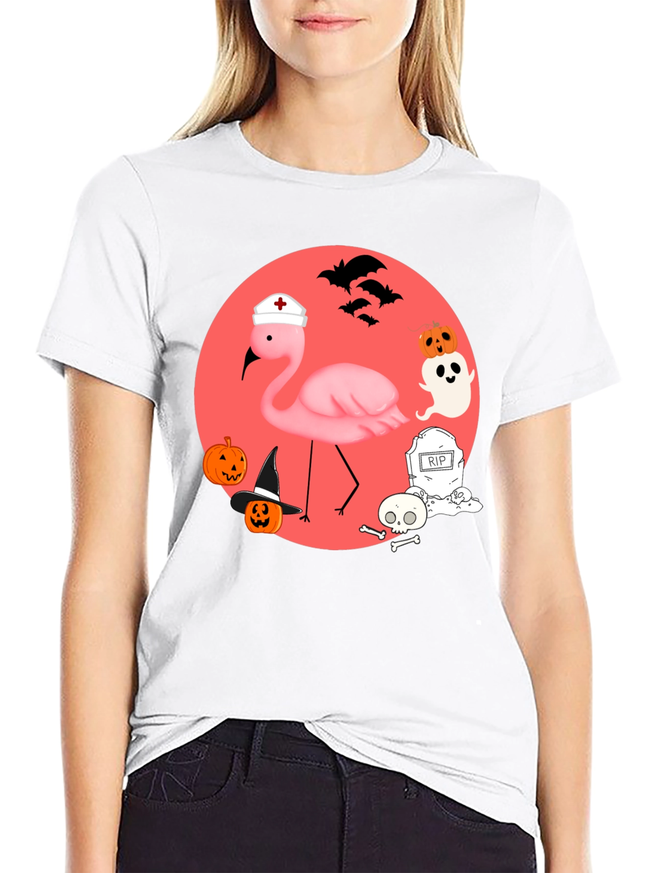 Halloween Flamingo T-Shirt