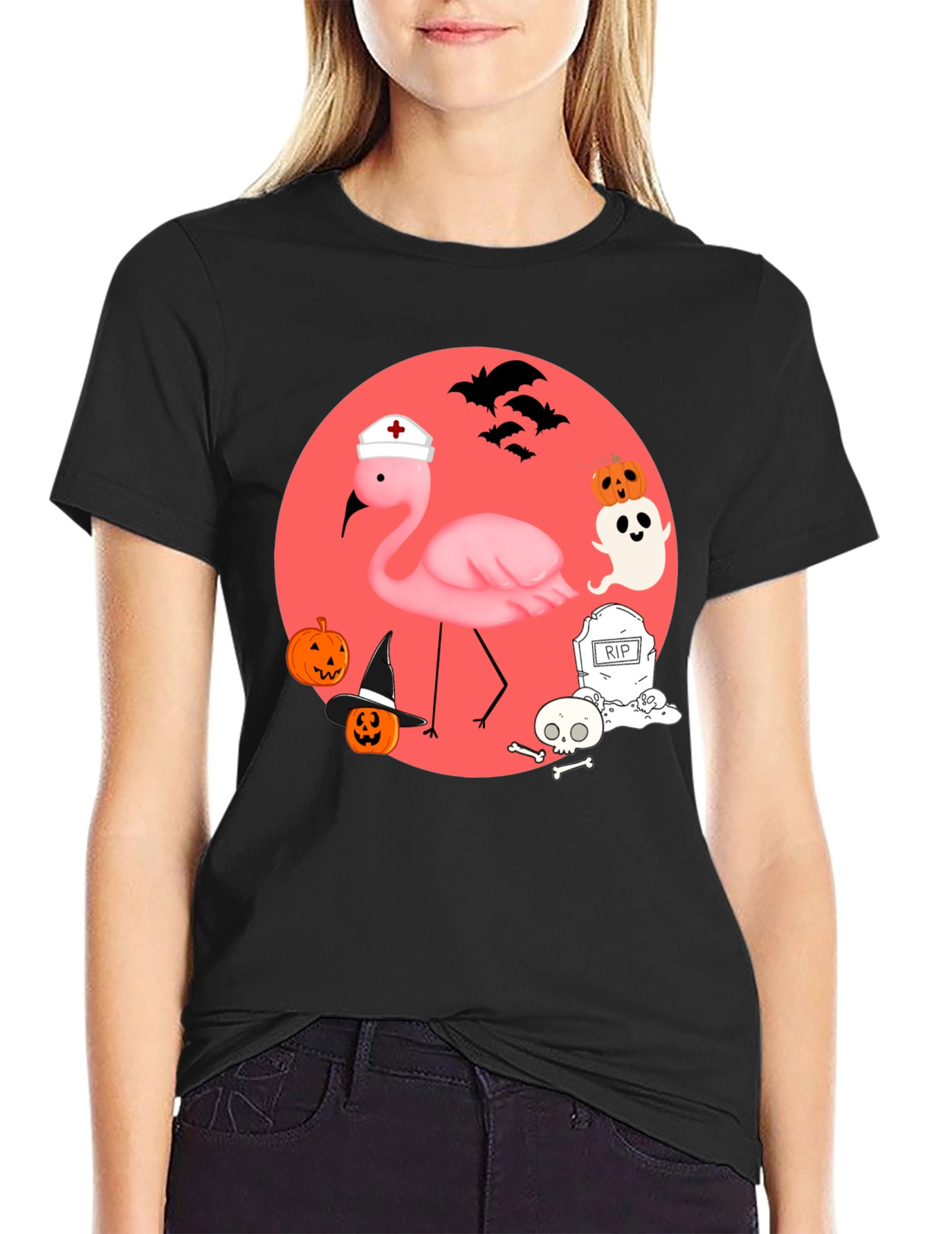 Halloween Flamingo T-Shirt