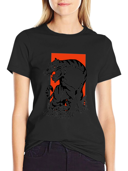 Black Tiger Graphic Tee - Mens Urban Style