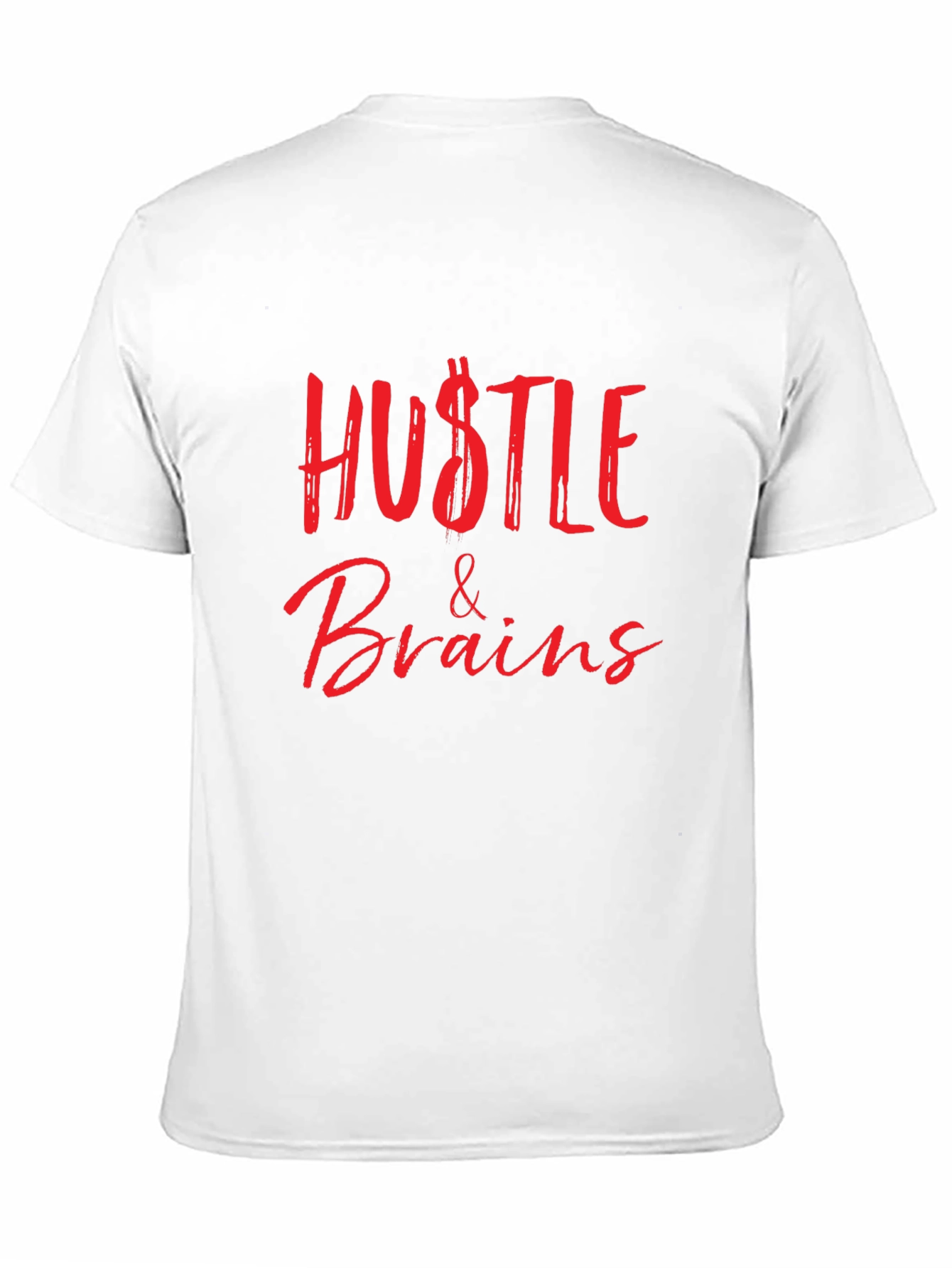 Hustle & Brains Graphic Tee - Stylish and Bold