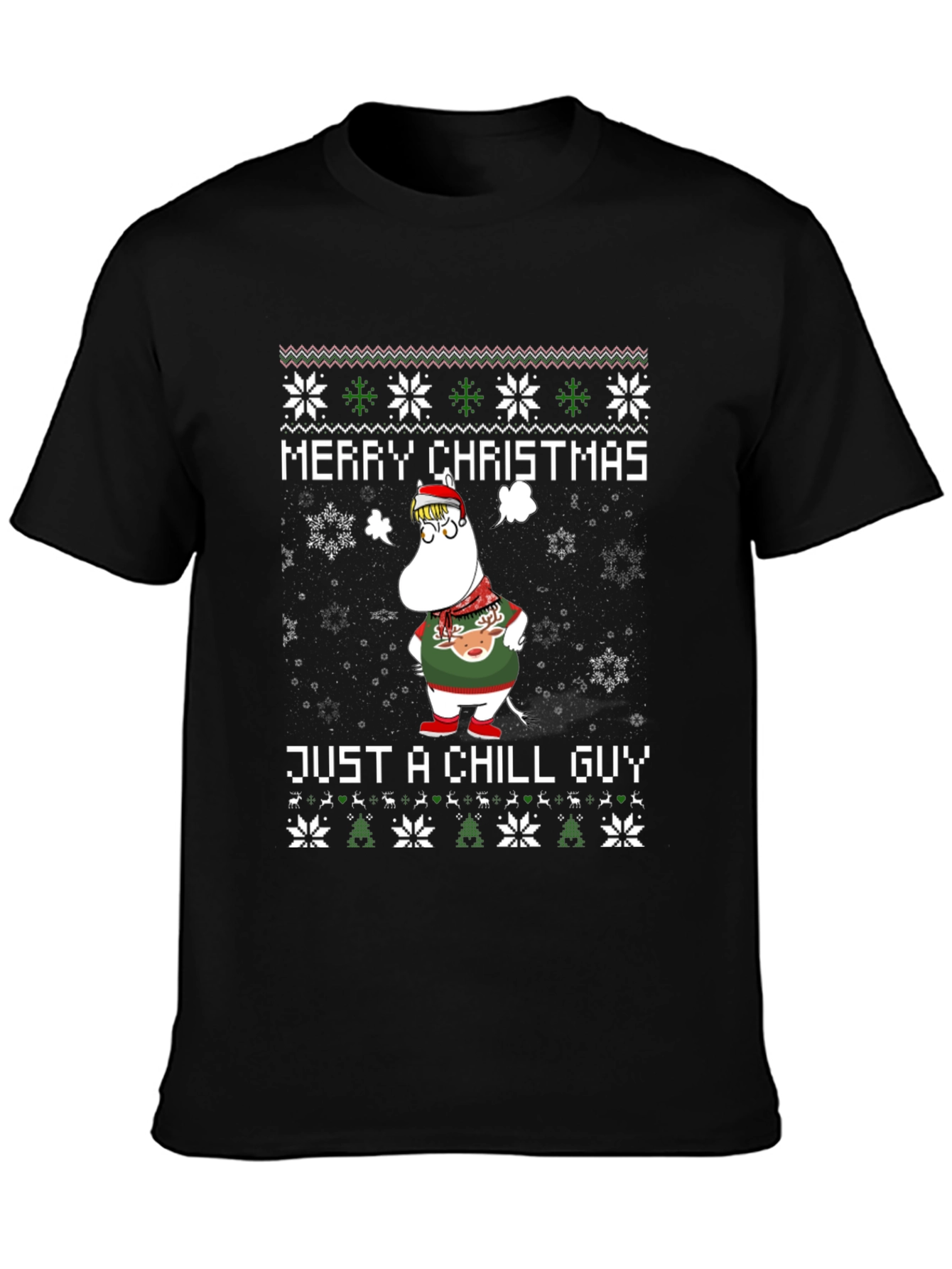 Merry Christmas Just A Chill Guy T-Shirt
