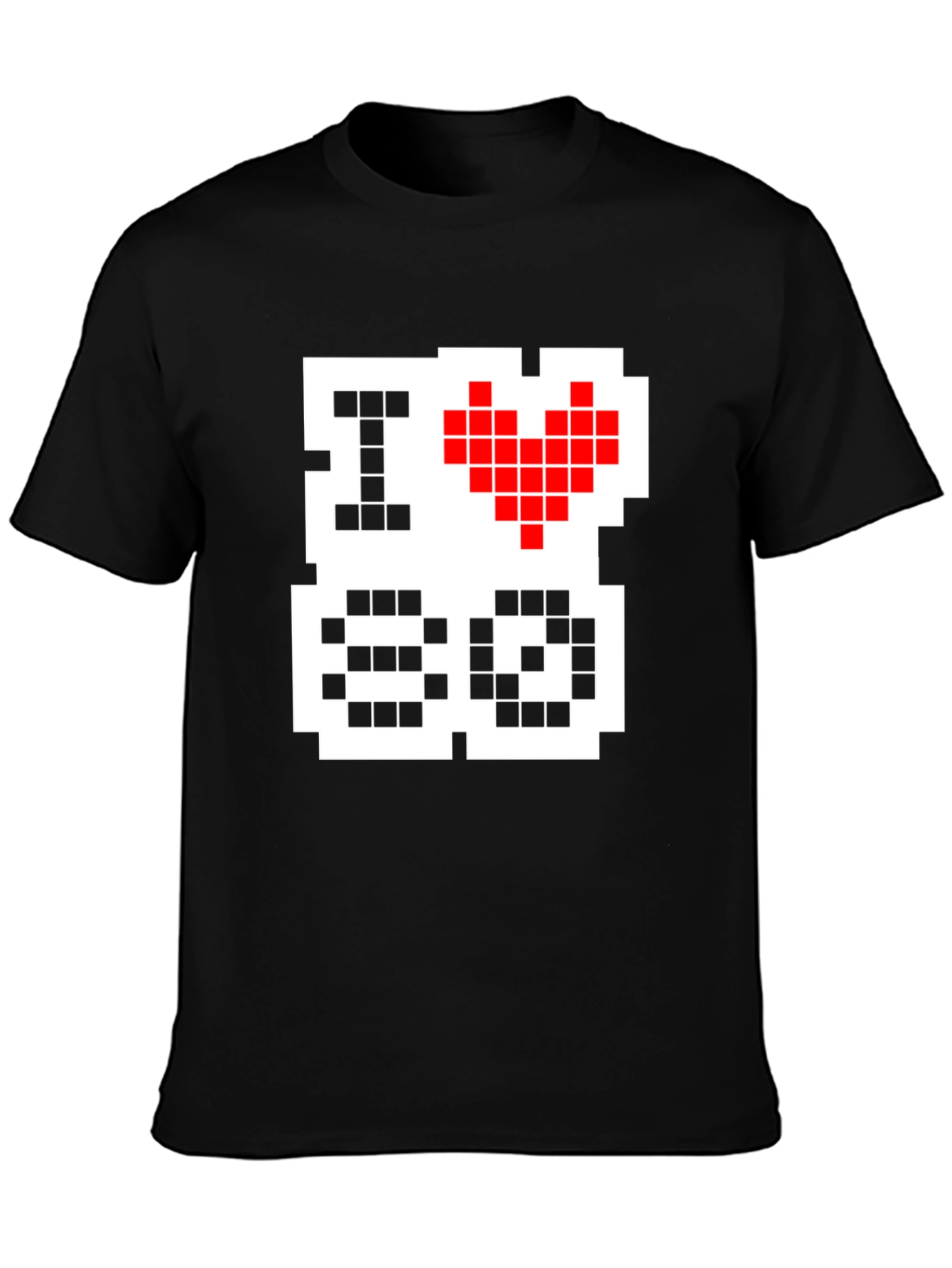 I Love 8-Bit Graphic Tee - Retro Gaming Shirt