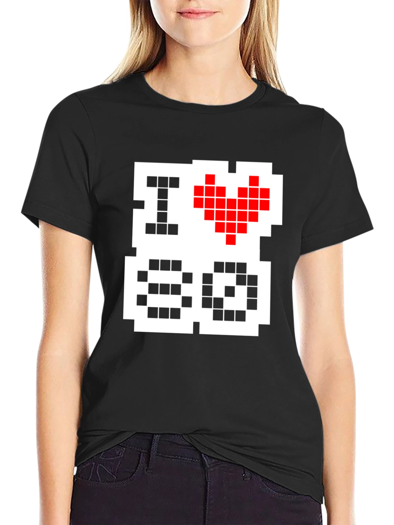 I Love 8-Bit Graphic Tee - Retro Gaming Shirt