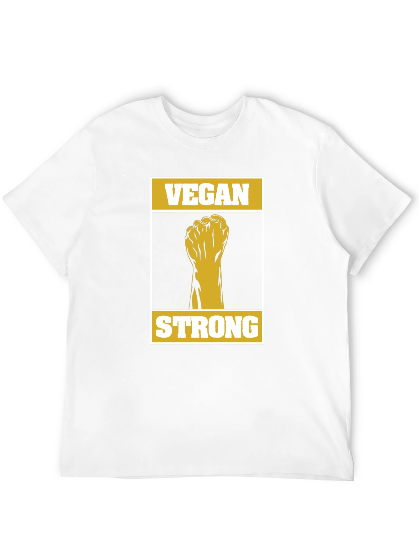 Vegan Strong Graphic Tee - Black