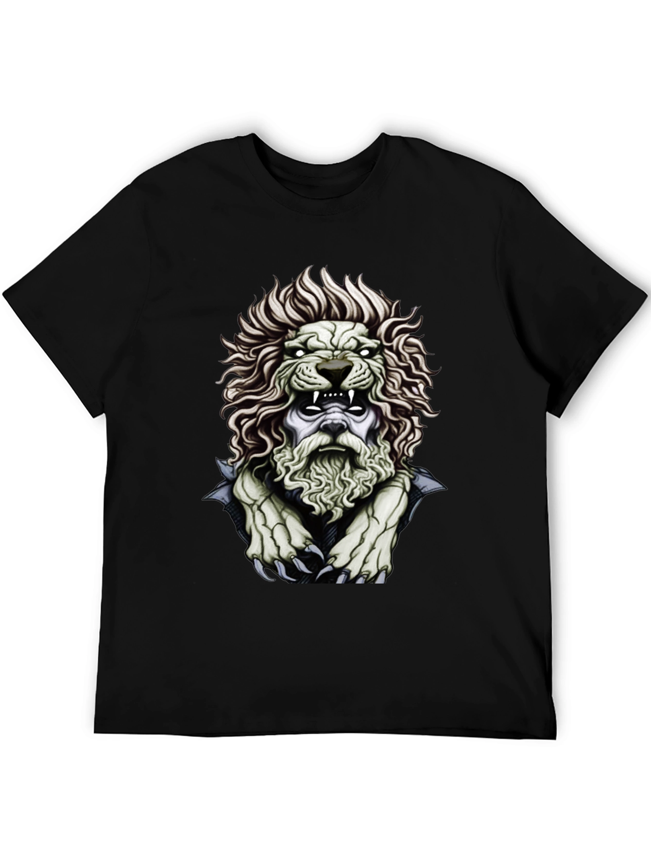 Lion King Graphic Print Black T-Shirt