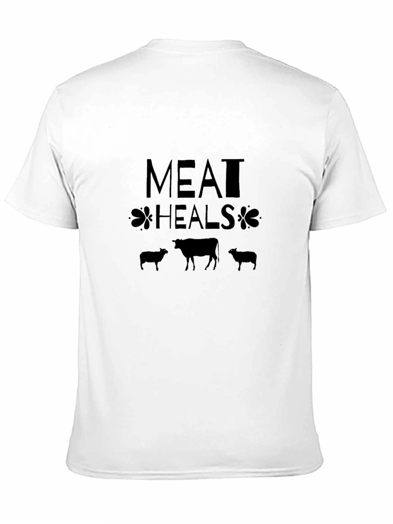 Meat Heals Graphic Tee - Black Comfort Fit
