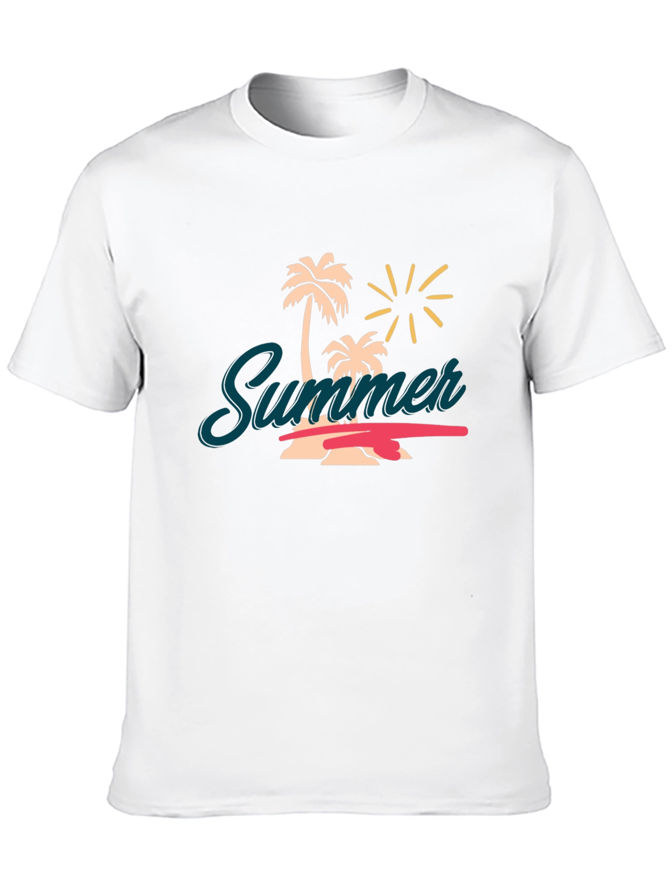 Summer Palm Tree Graphic Tee - Vacation Ready!