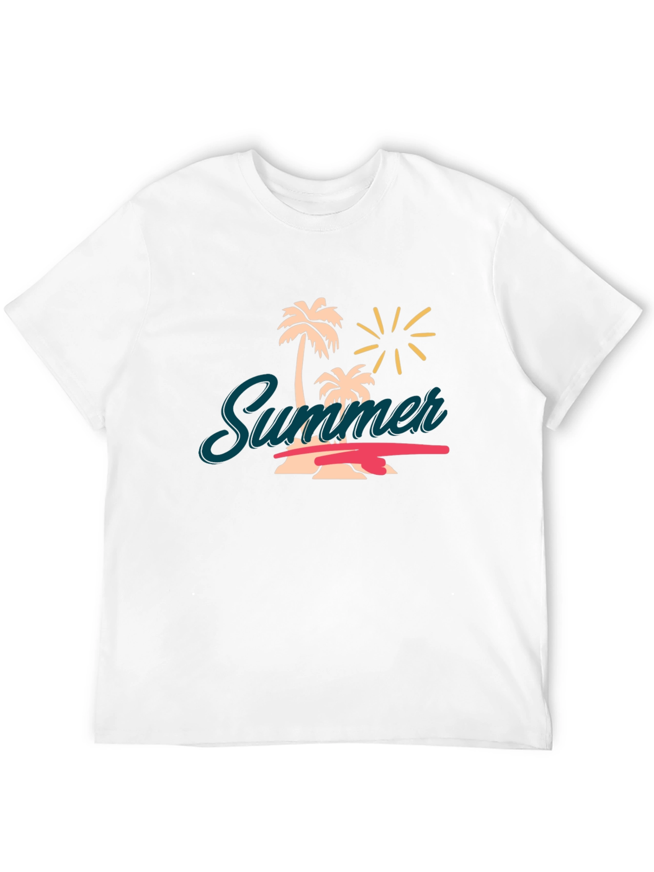Summer Palm Tree Graphic Tee - Vacation Ready!