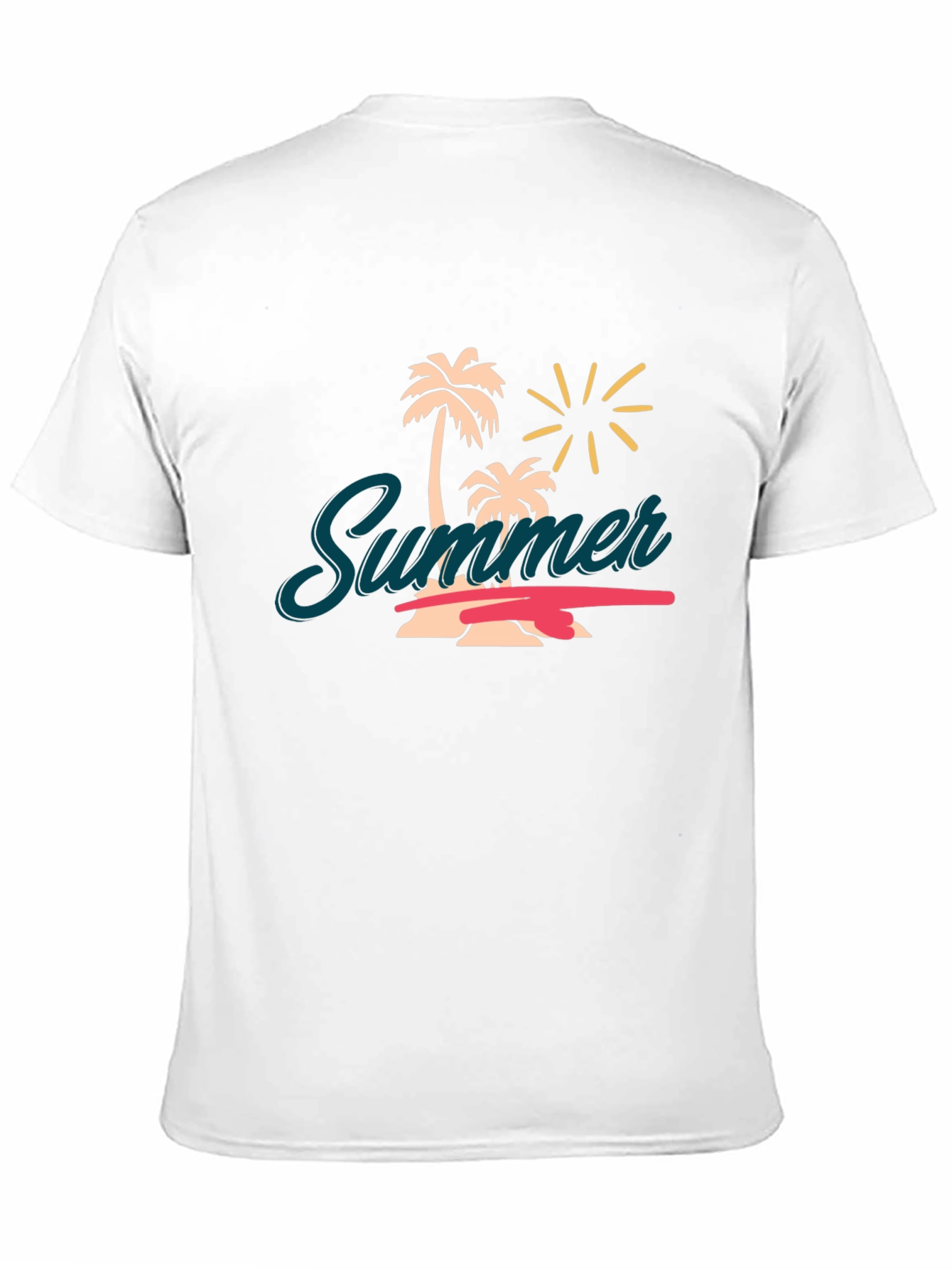 Summer Palm Tree Graphic Tee - Vacation Ready!