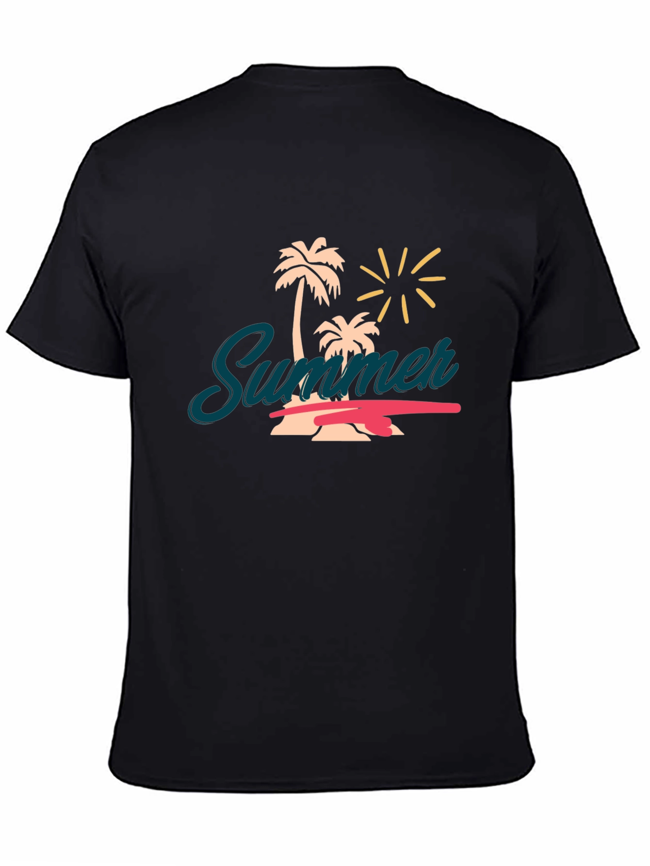 Summer Palm Tree Graphic Tee - Vacation Ready!