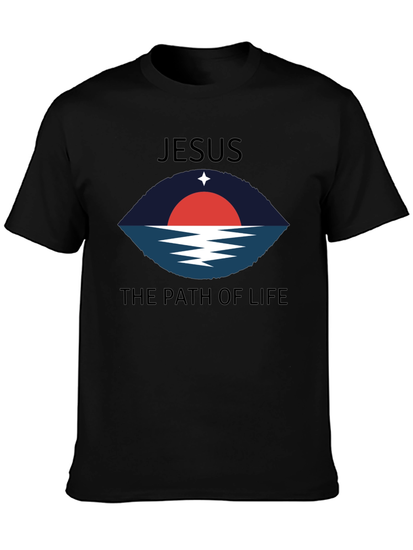 Jesus The Path of Life Graphic T-Shirt