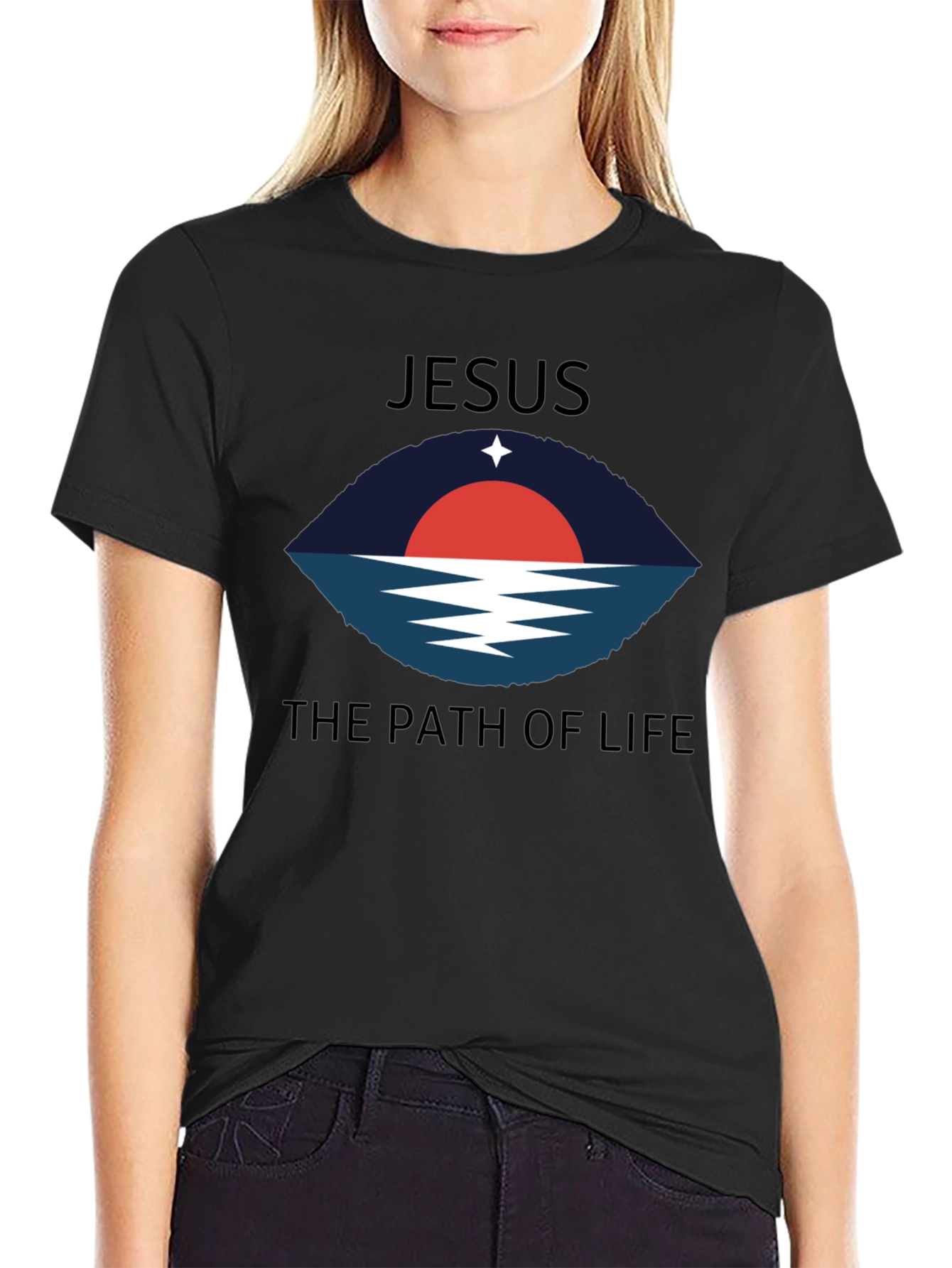 Jesus The Path of Life Graphic T-Shirt