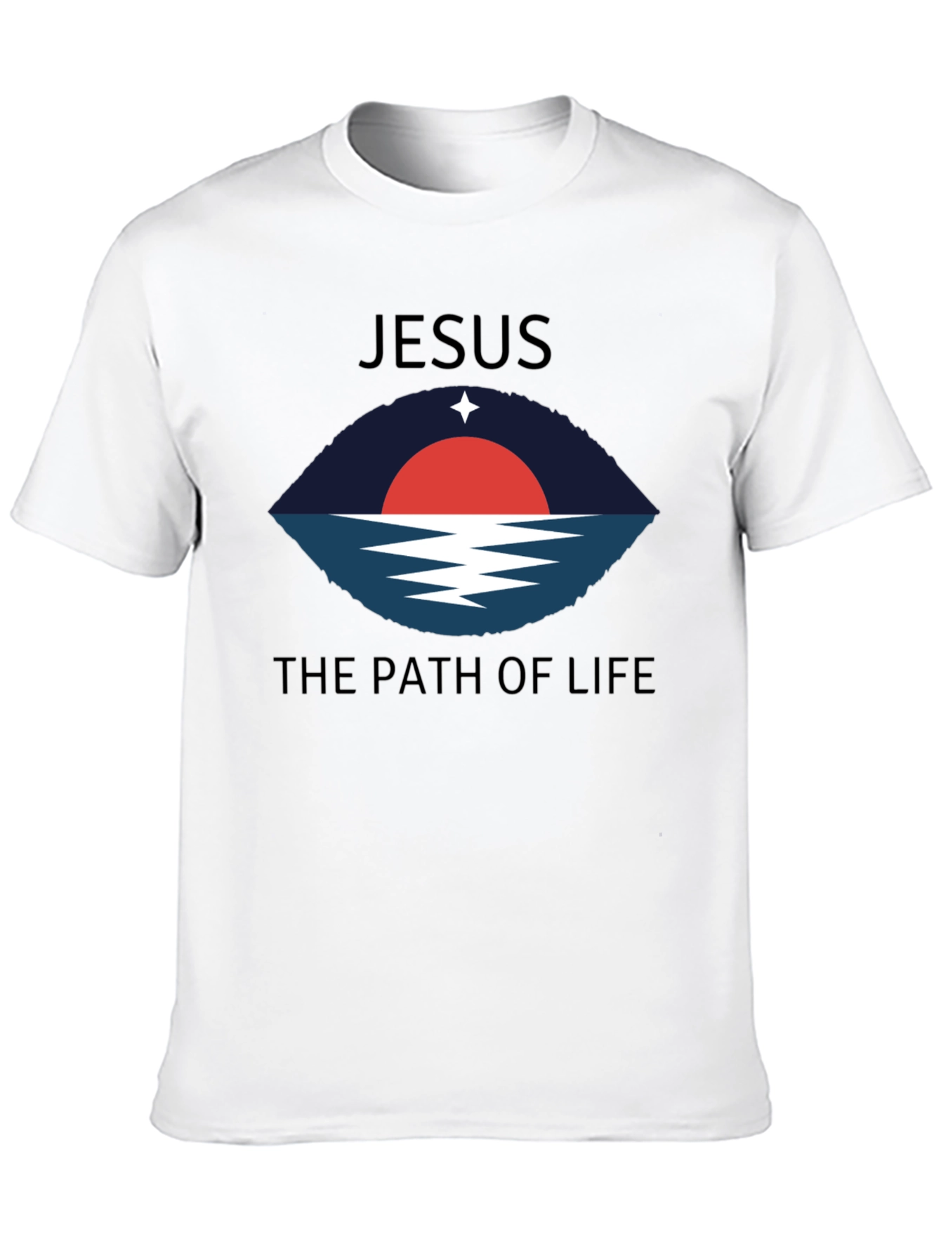 Jesus The Path of Life Graphic T-Shirt