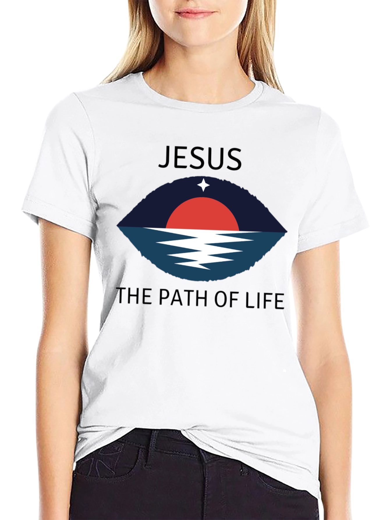 Jesus The Path of Life Graphic T-Shirt