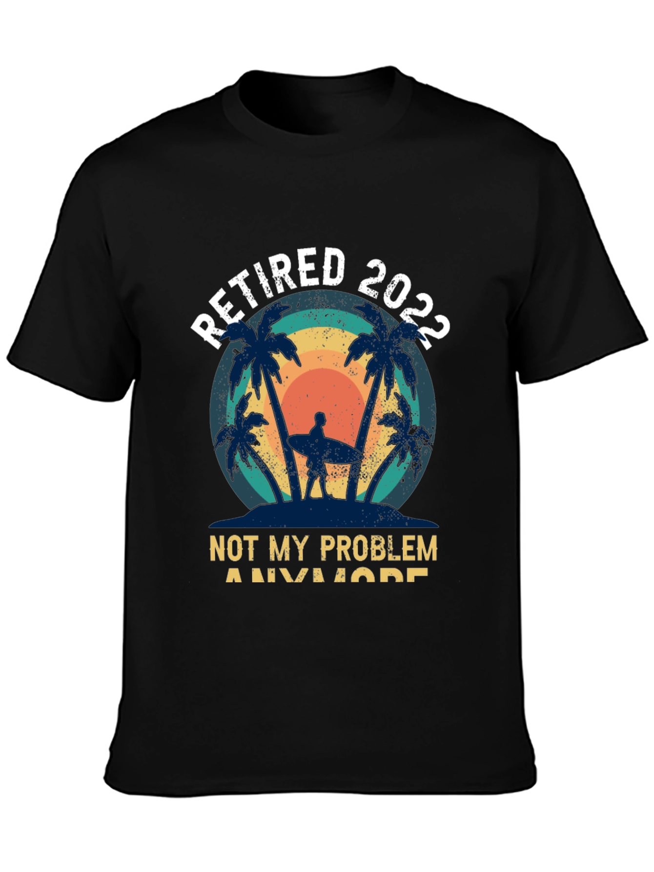 Retired 2022 T-Shirt - Beach Theme