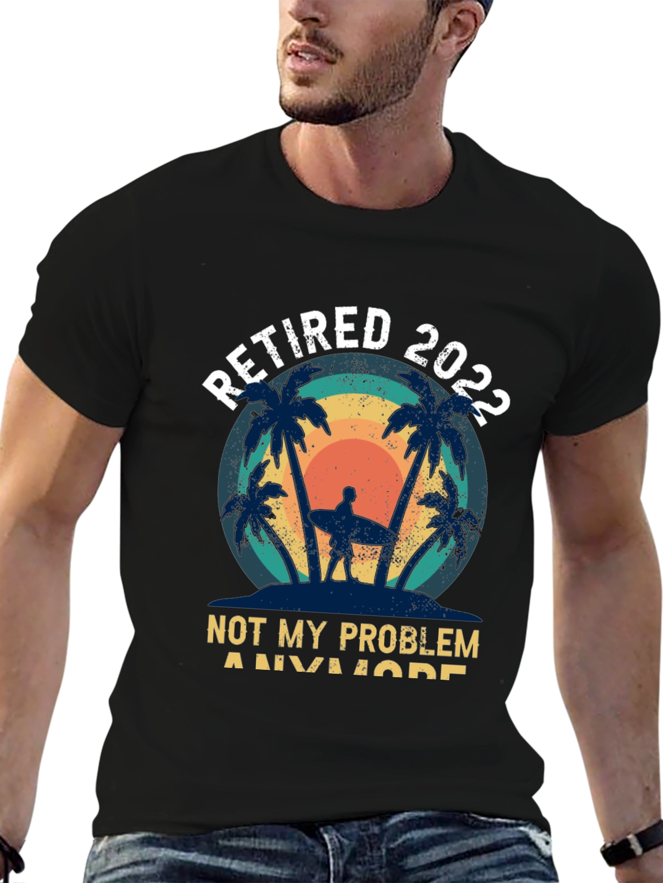 Retired 2022 T-Shirt - Beach Theme