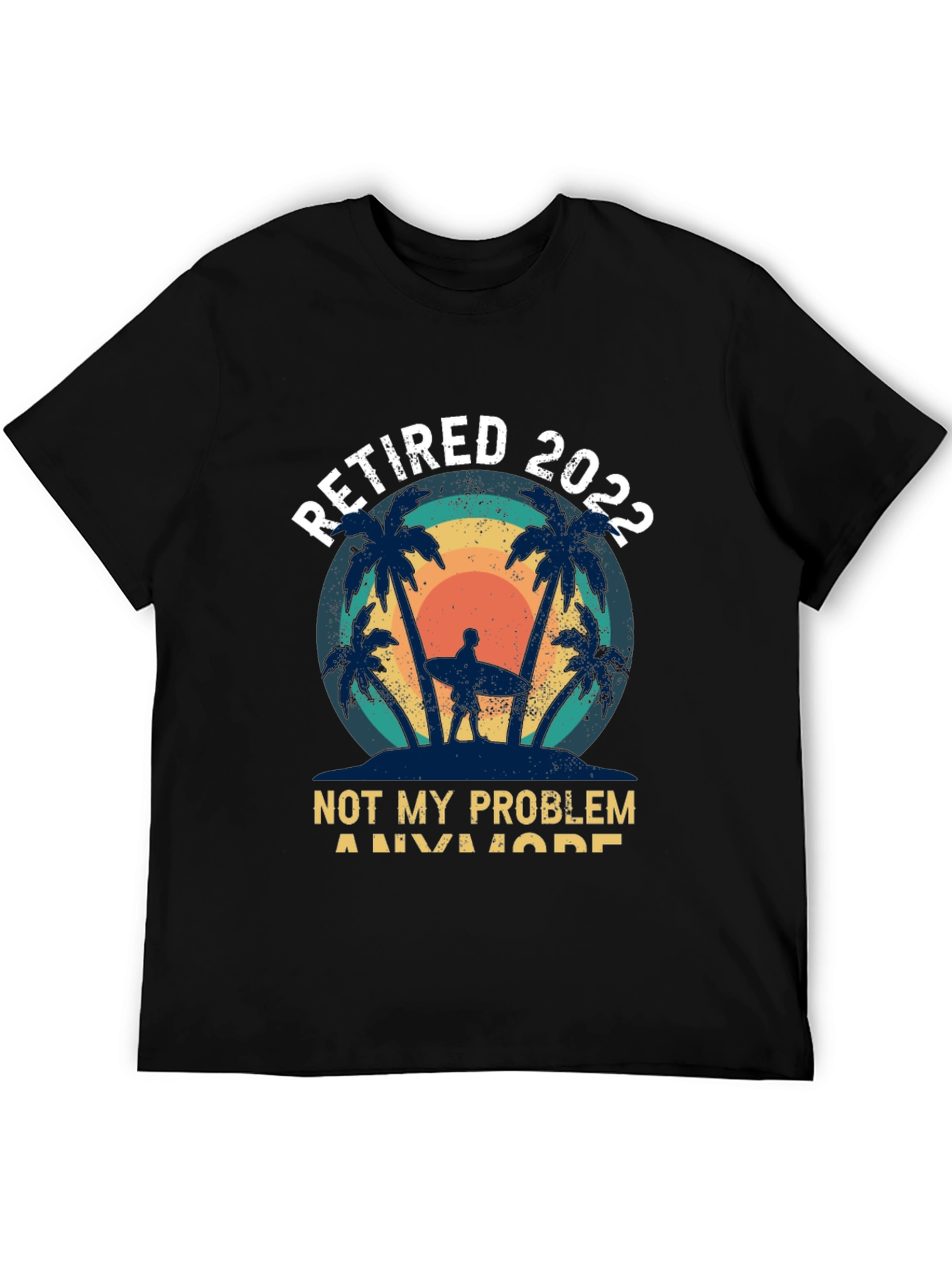 Retired 2022 T-Shirt - Beach Theme