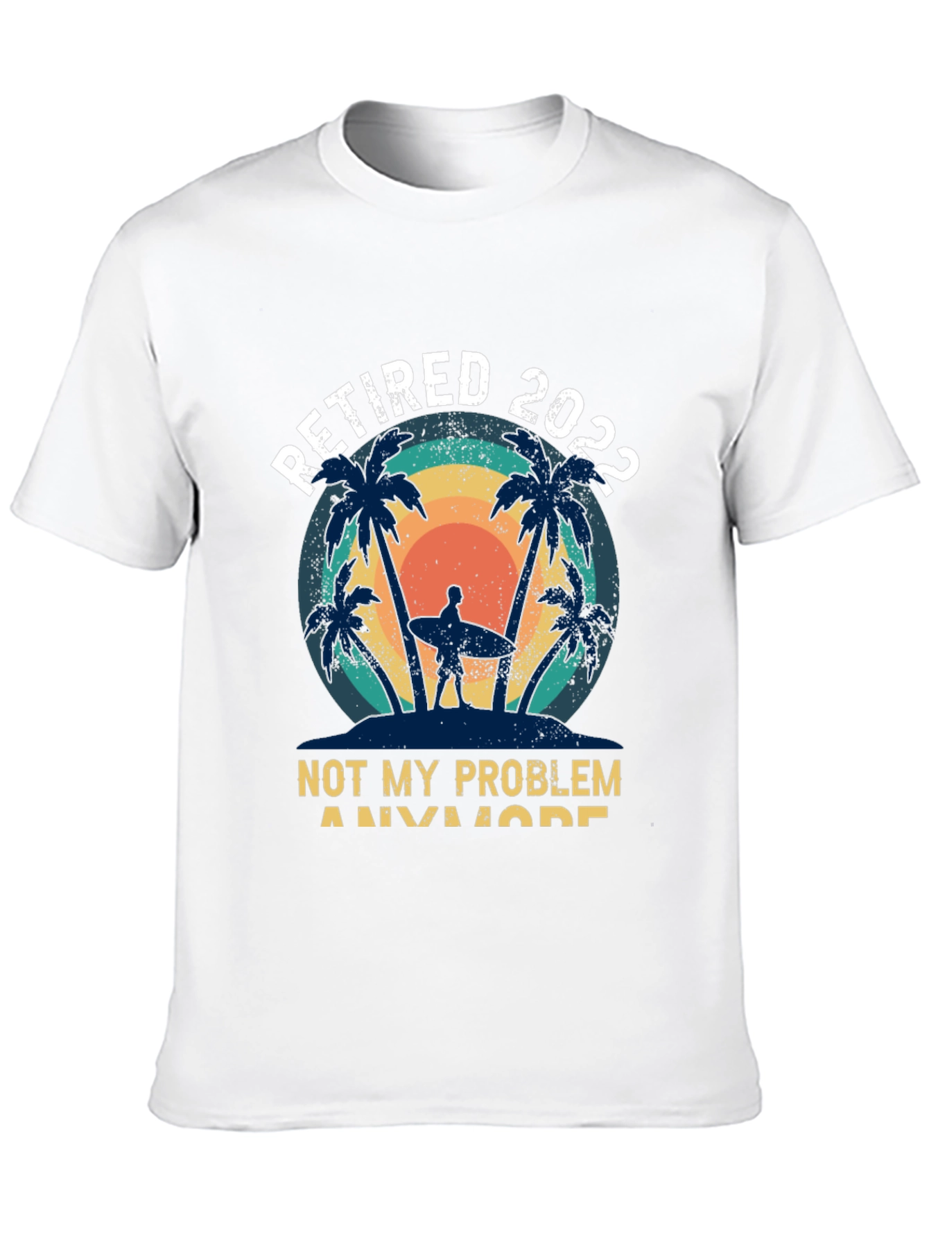 Retired 2022 T-Shirt - Beach Theme