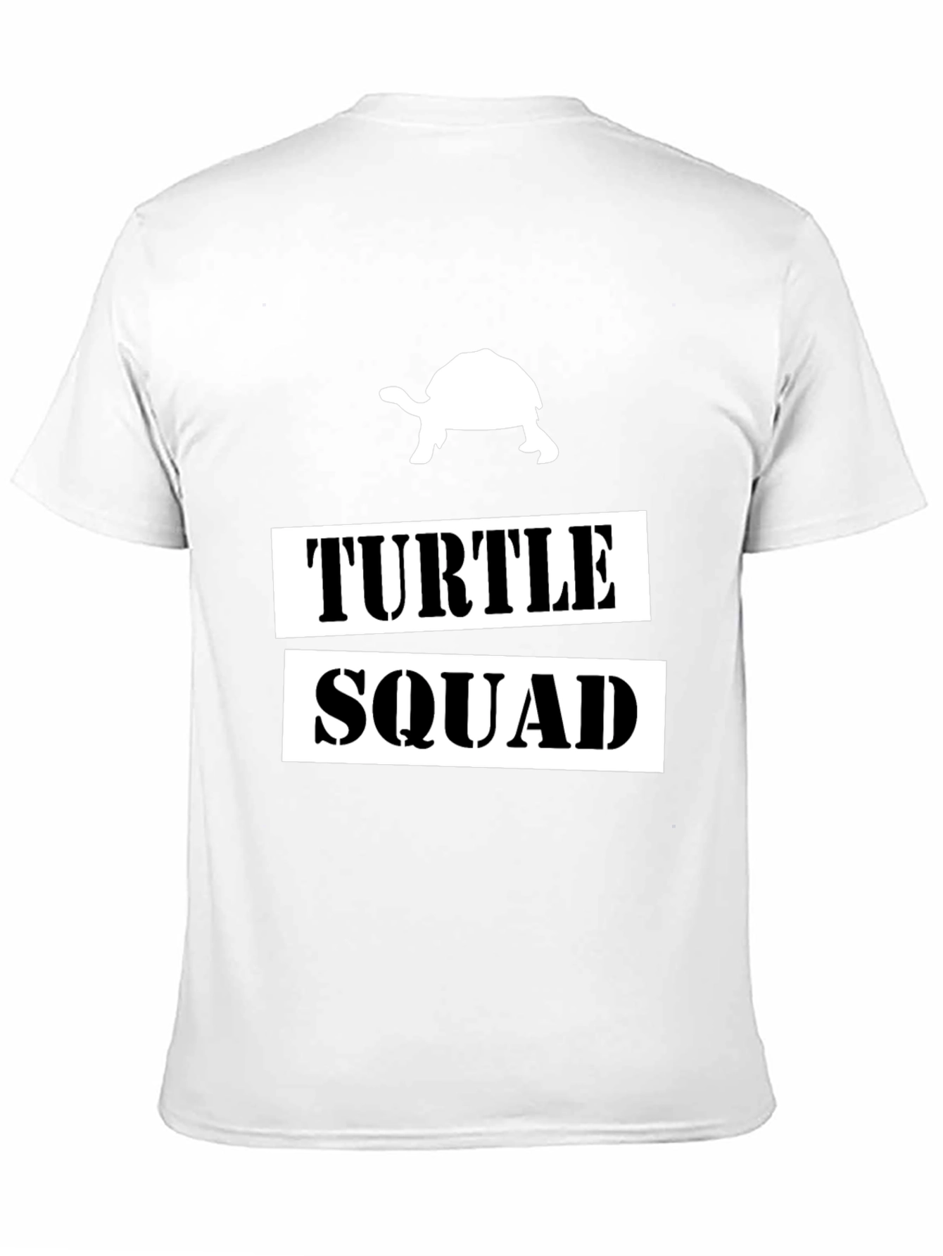 Turtle Squad Graphic Tee - Black Cotton