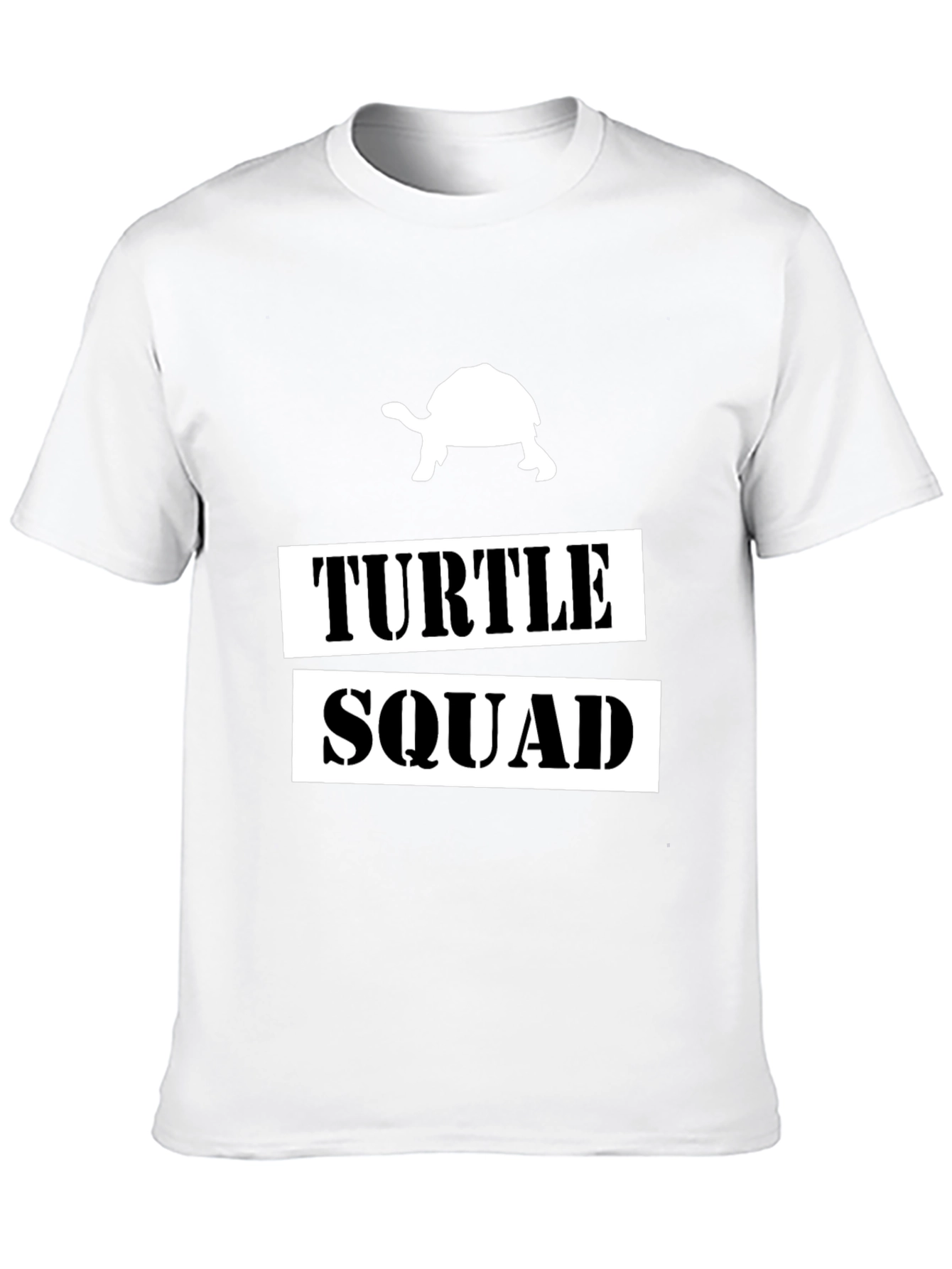 Turtle Squad Graphic Tee - Black Cotton