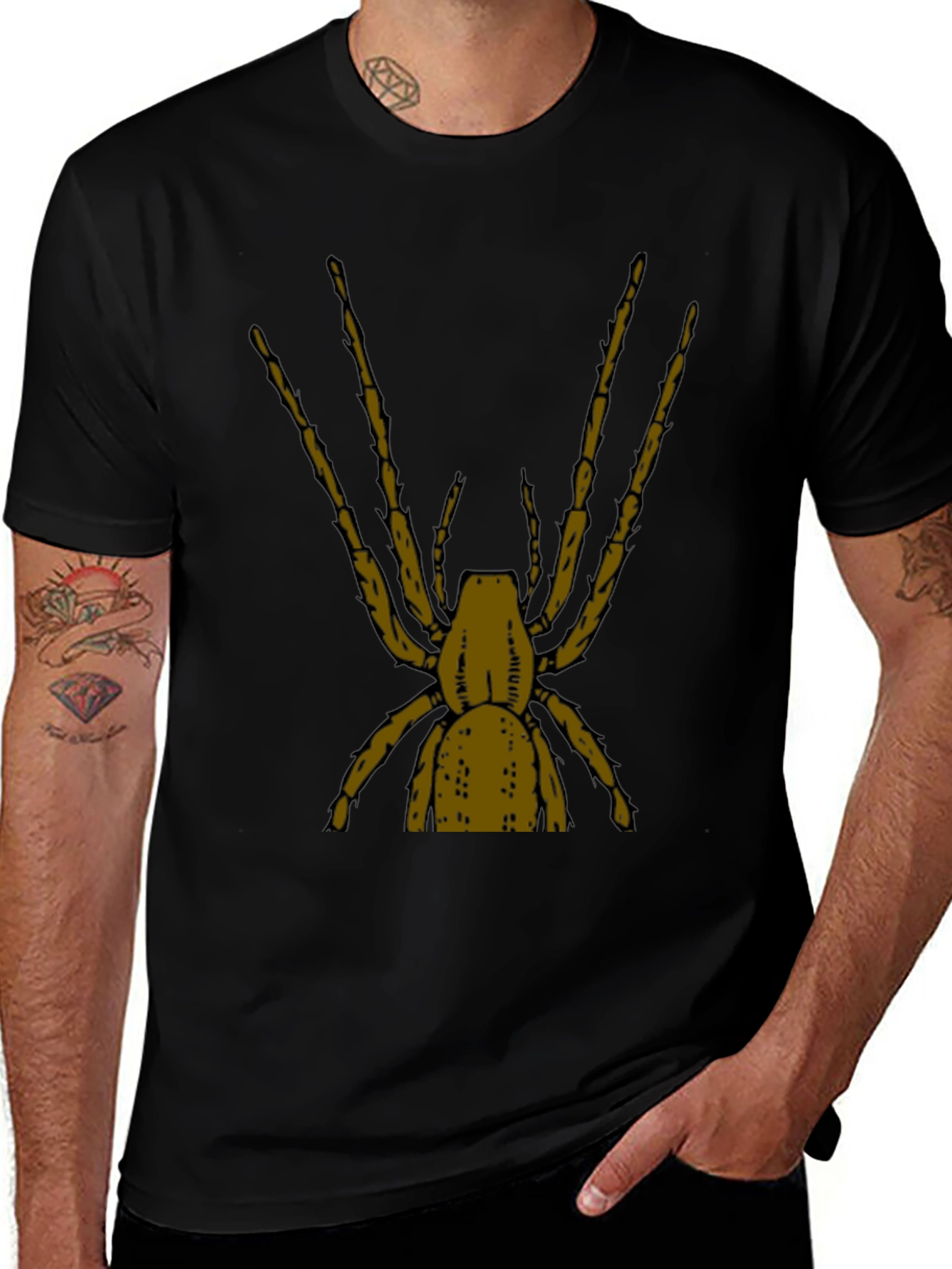 Spider Graphic Tee - Bold Arachnid Design