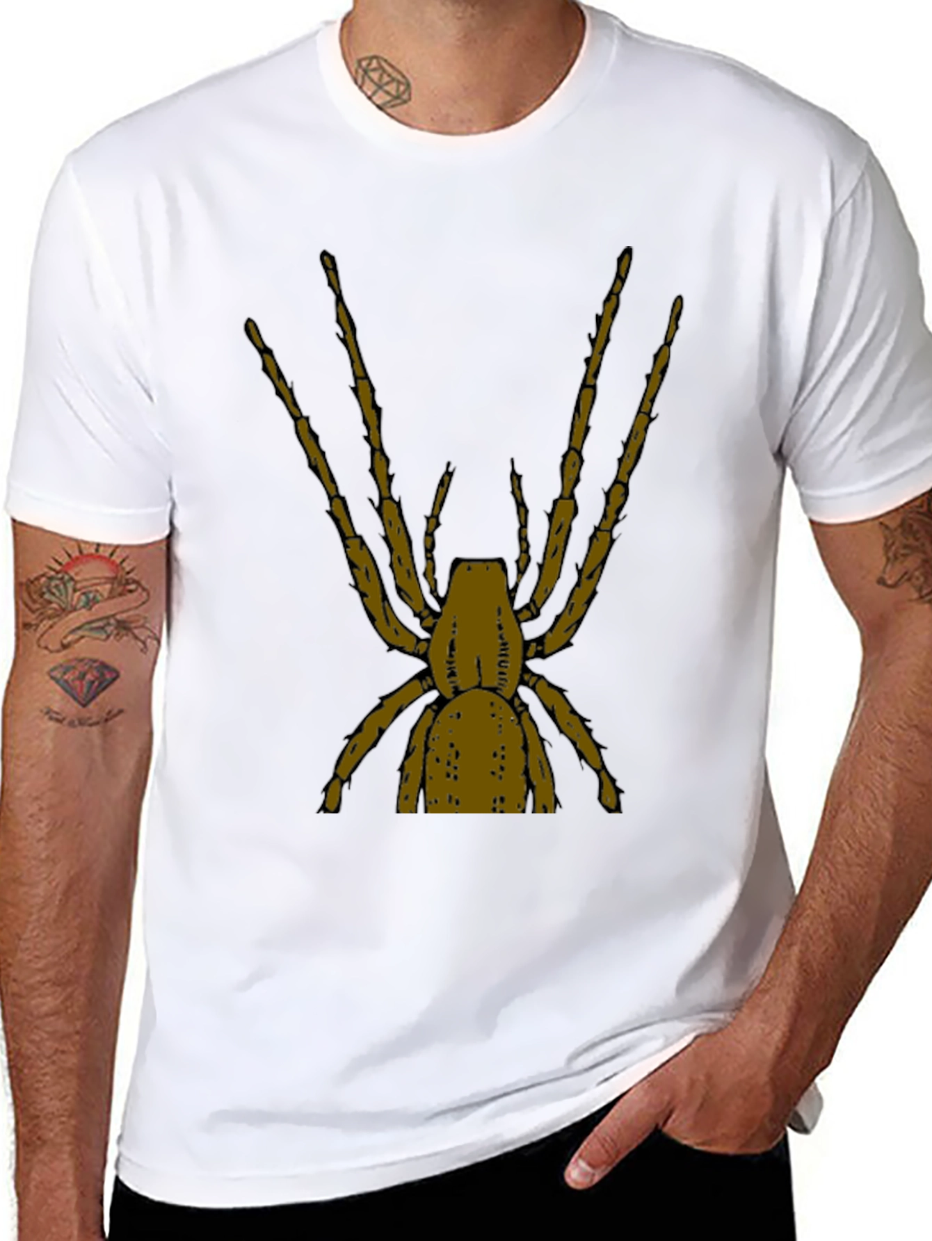 Spider Graphic Tee - Bold Arachnid Design