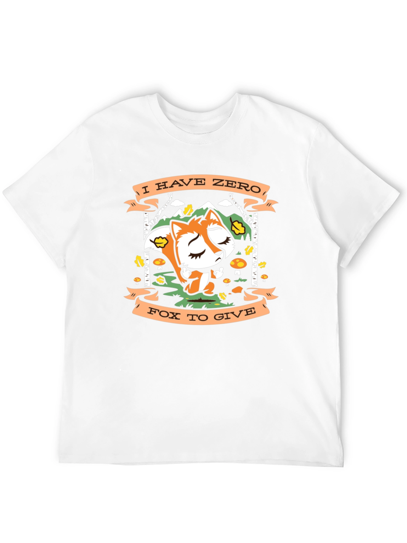 Zero Fox to Give T-Shirt Funny Fox Graphic Tee