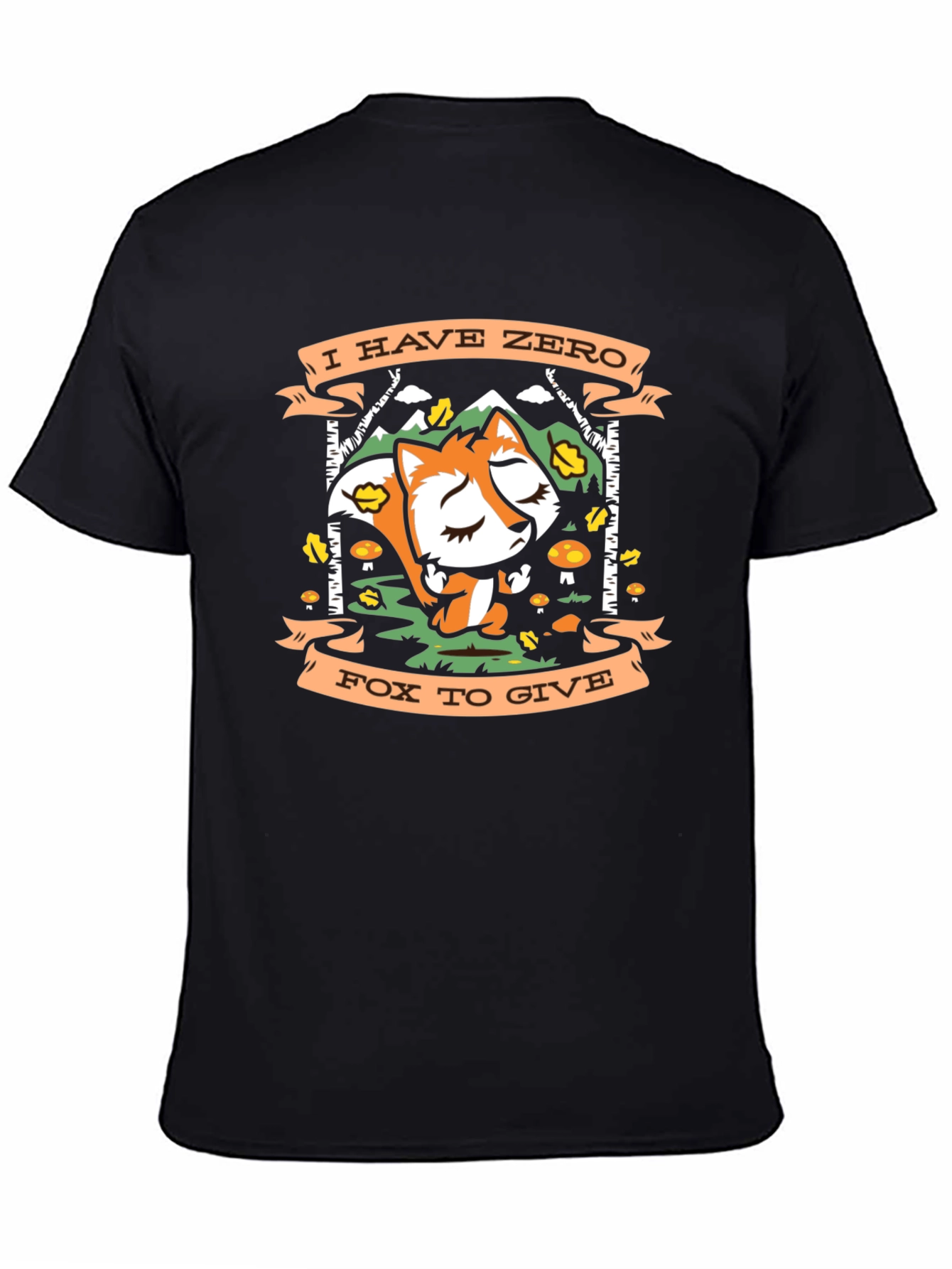 Zero Fox to Give T-Shirt Funny Fox Graphic Tee