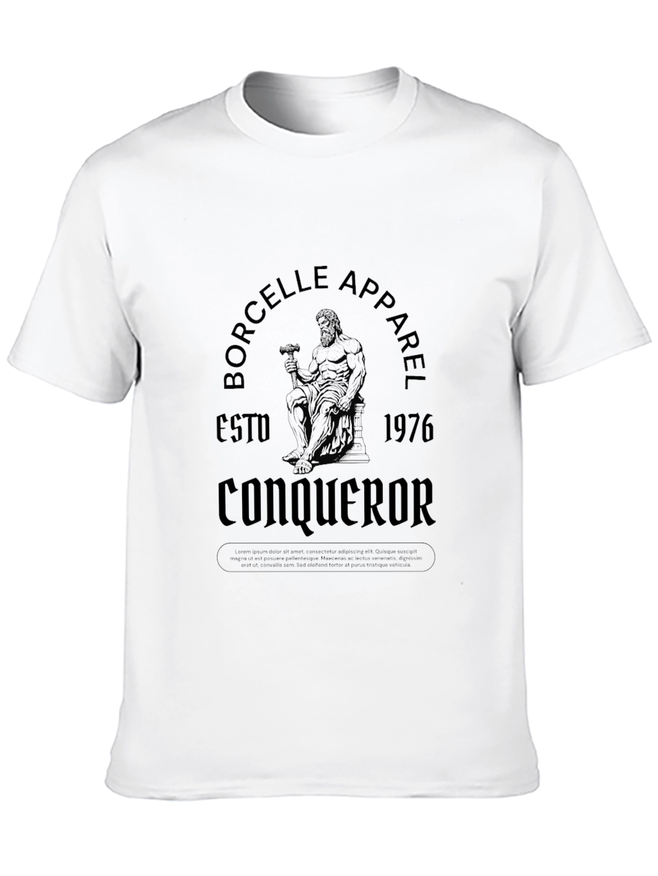 Borcelle Apparel Conqueror Graphic Tee