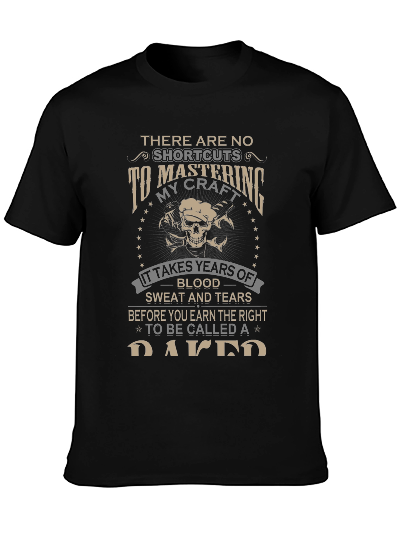 Mastering My Craft Black Graphic Tee