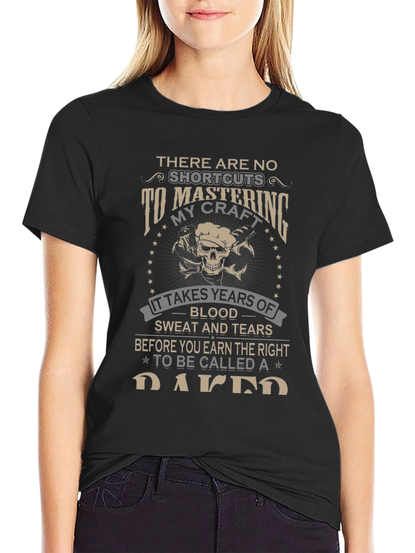 Mastering My Craft Black Graphic Tee