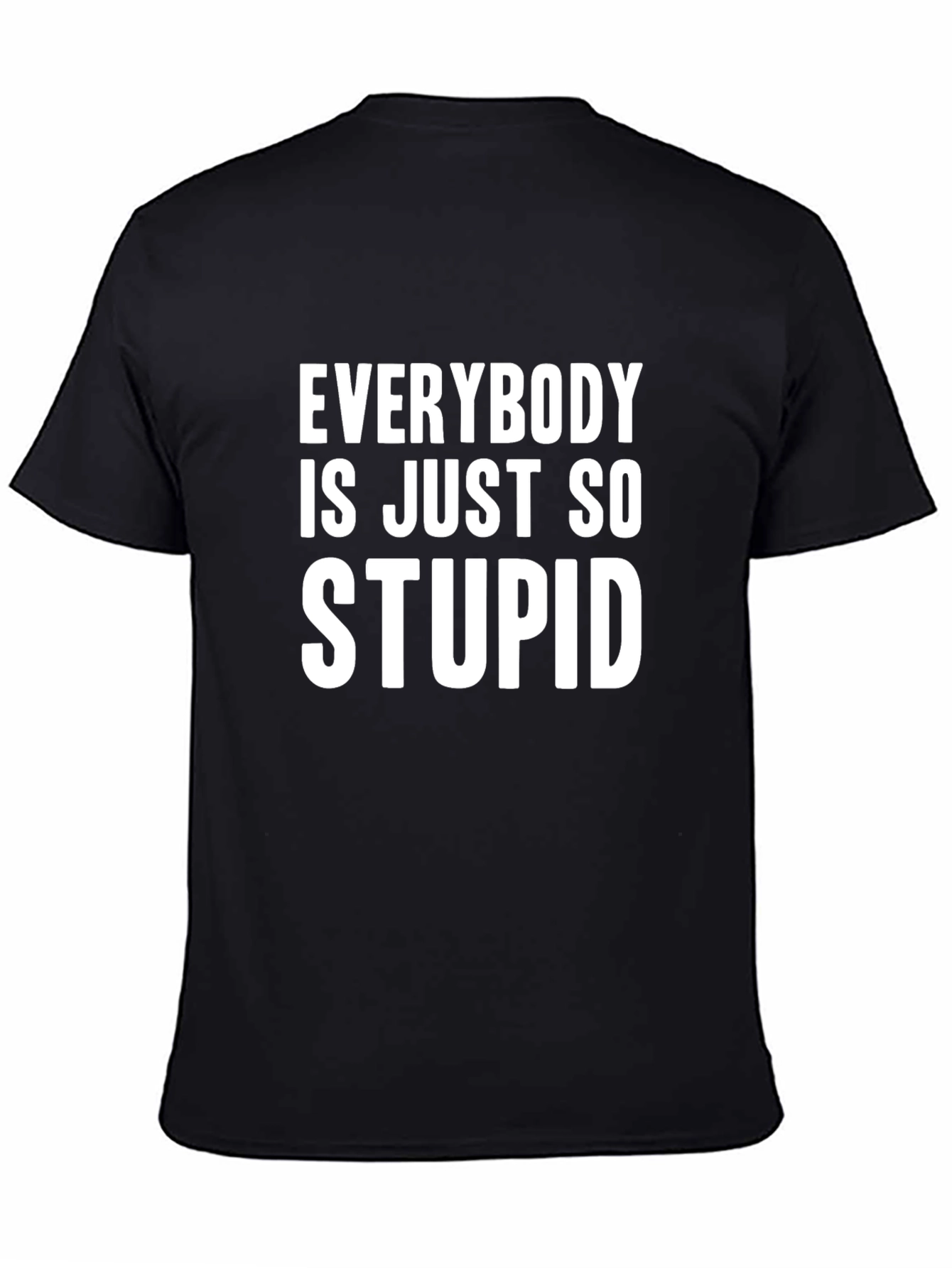 Funny Graphic Tee - Everybody is Just So Stupid