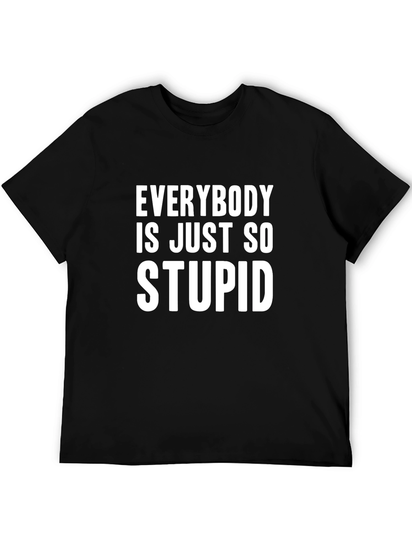 Funny Graphic Tee - Everybody is Just So Stupid