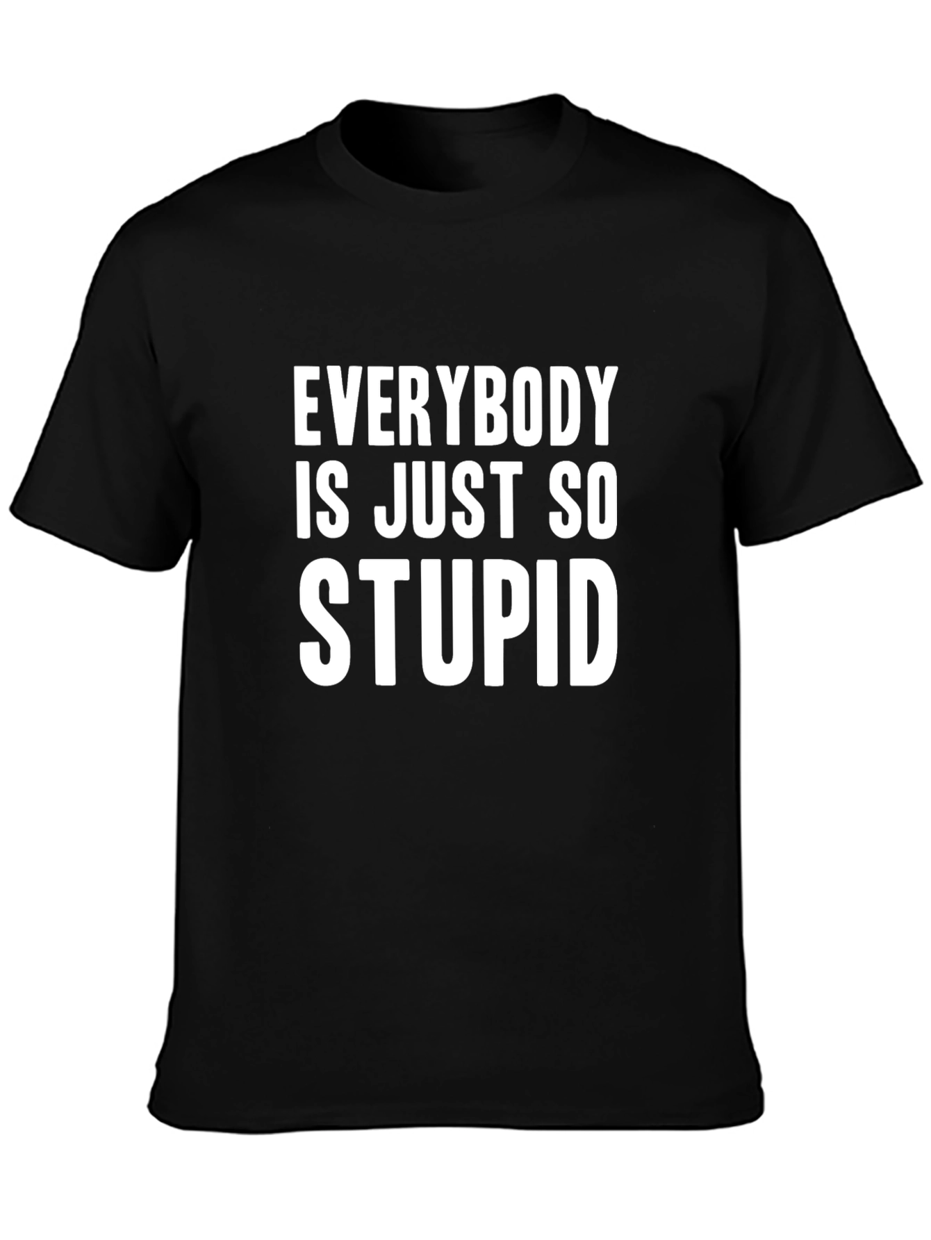 Funny Graphic Tee - Everybody is Just So Stupid