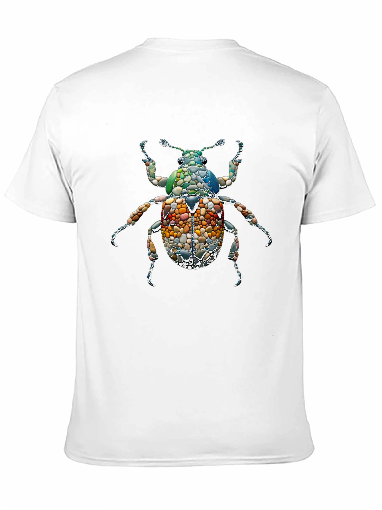 Stone Beetle Graphic Tee - Unique Nature Inspired Design