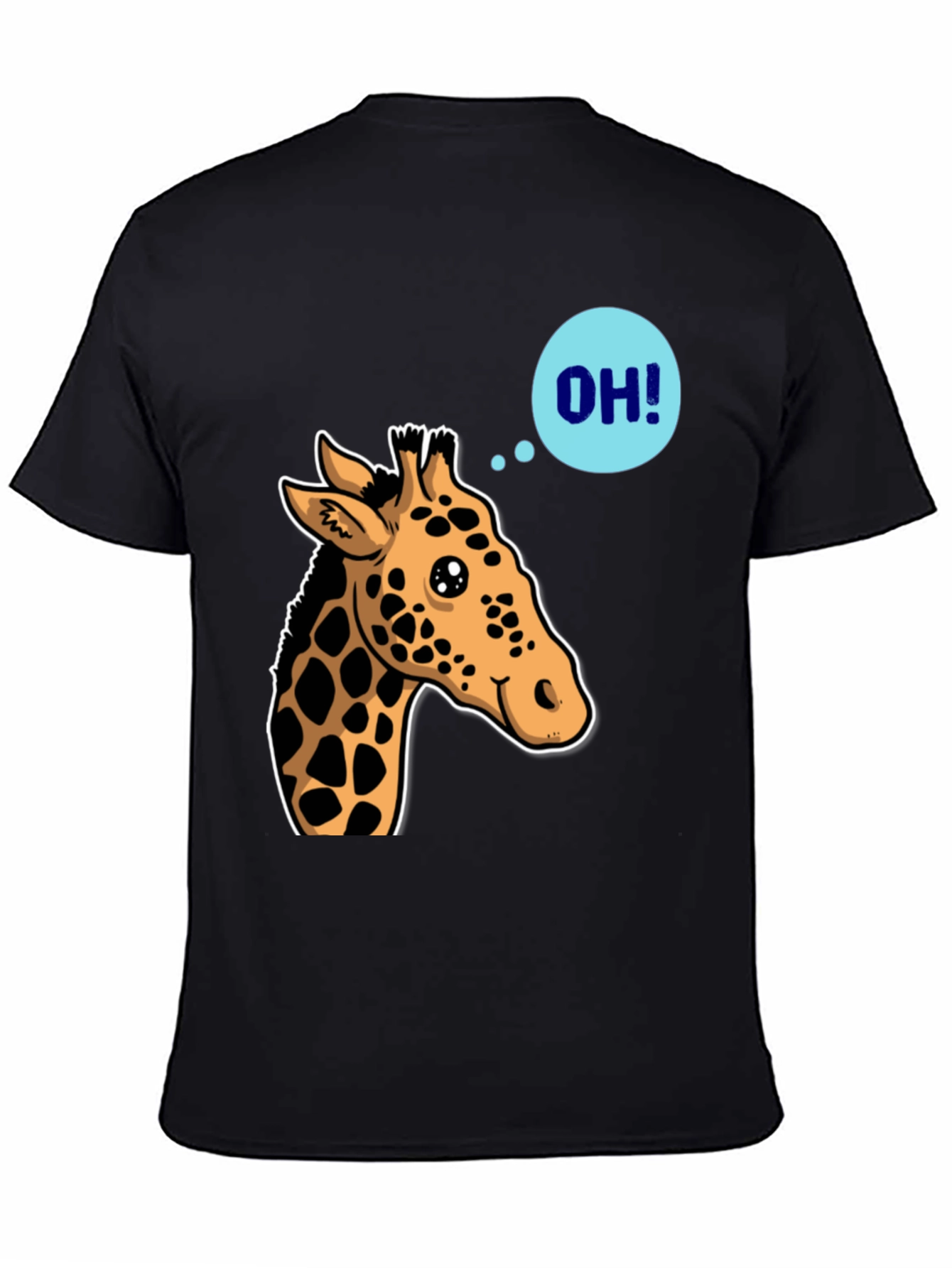 Giraffe OH! Graphic Tee - Unique Animal Shirt
