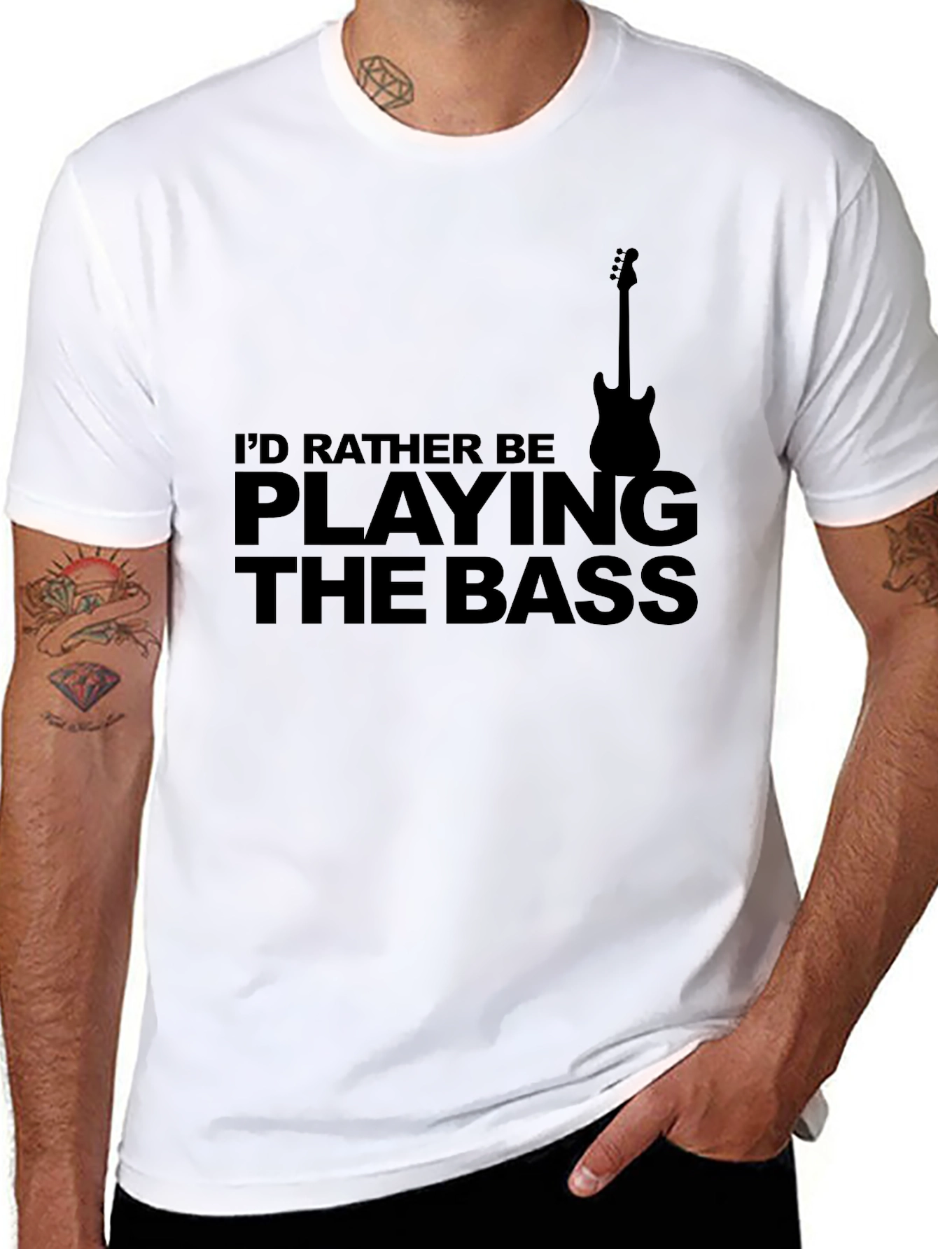 Id Rather Be Playing The Bass T-Shirt