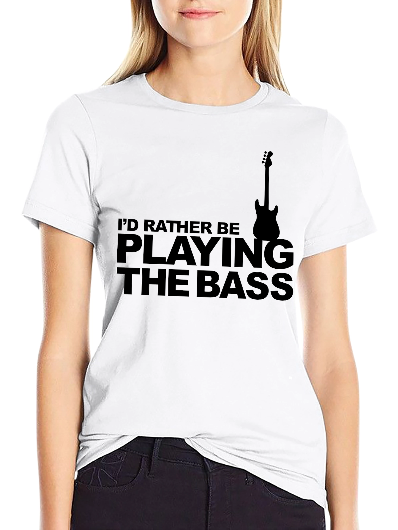 Id Rather Be Playing The Bass T-Shirt