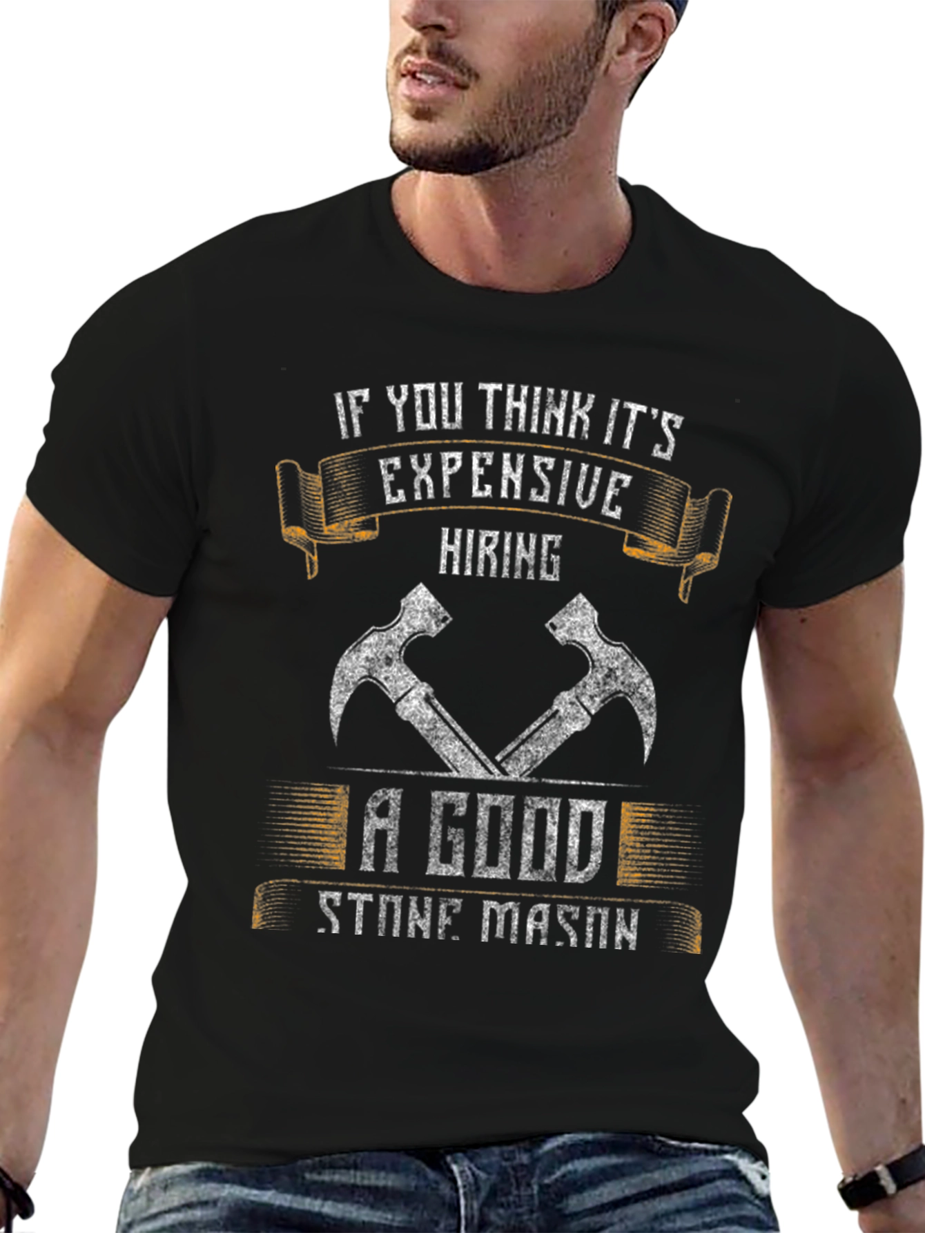 Stone Mason T-Shirt - Hiring a Good Stone Mason
