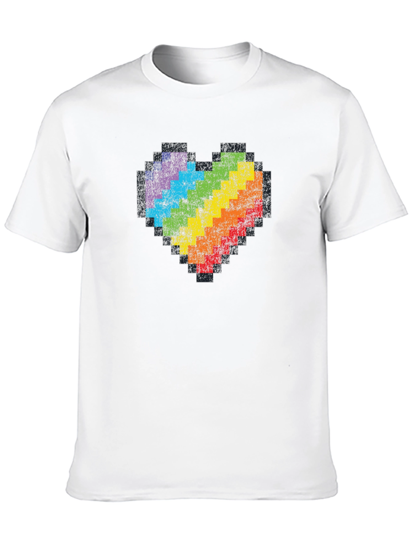 Pixel Heart Pride T-Shirt