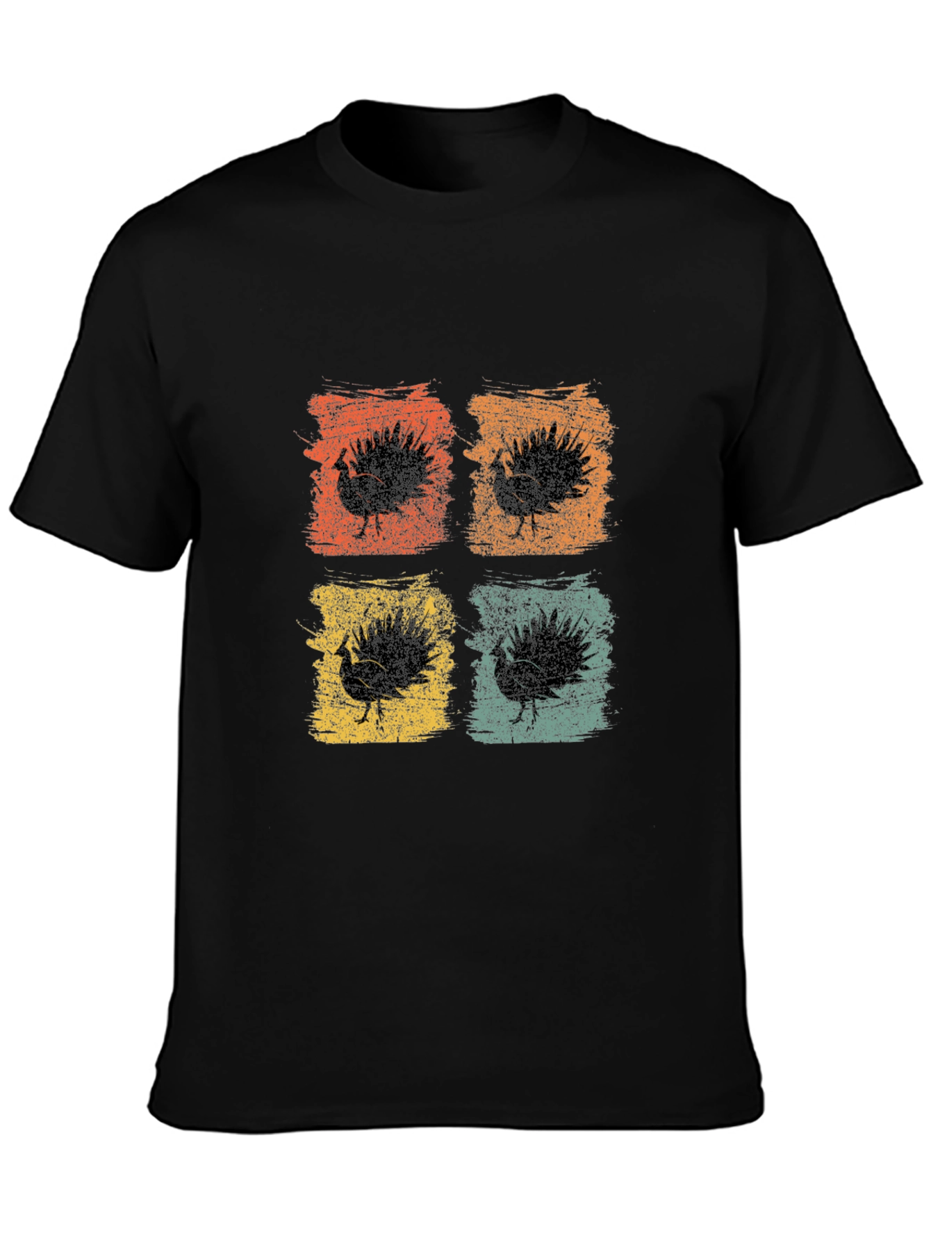 Retro Turkey Graphic T-Shirt - Thanksgiving Style