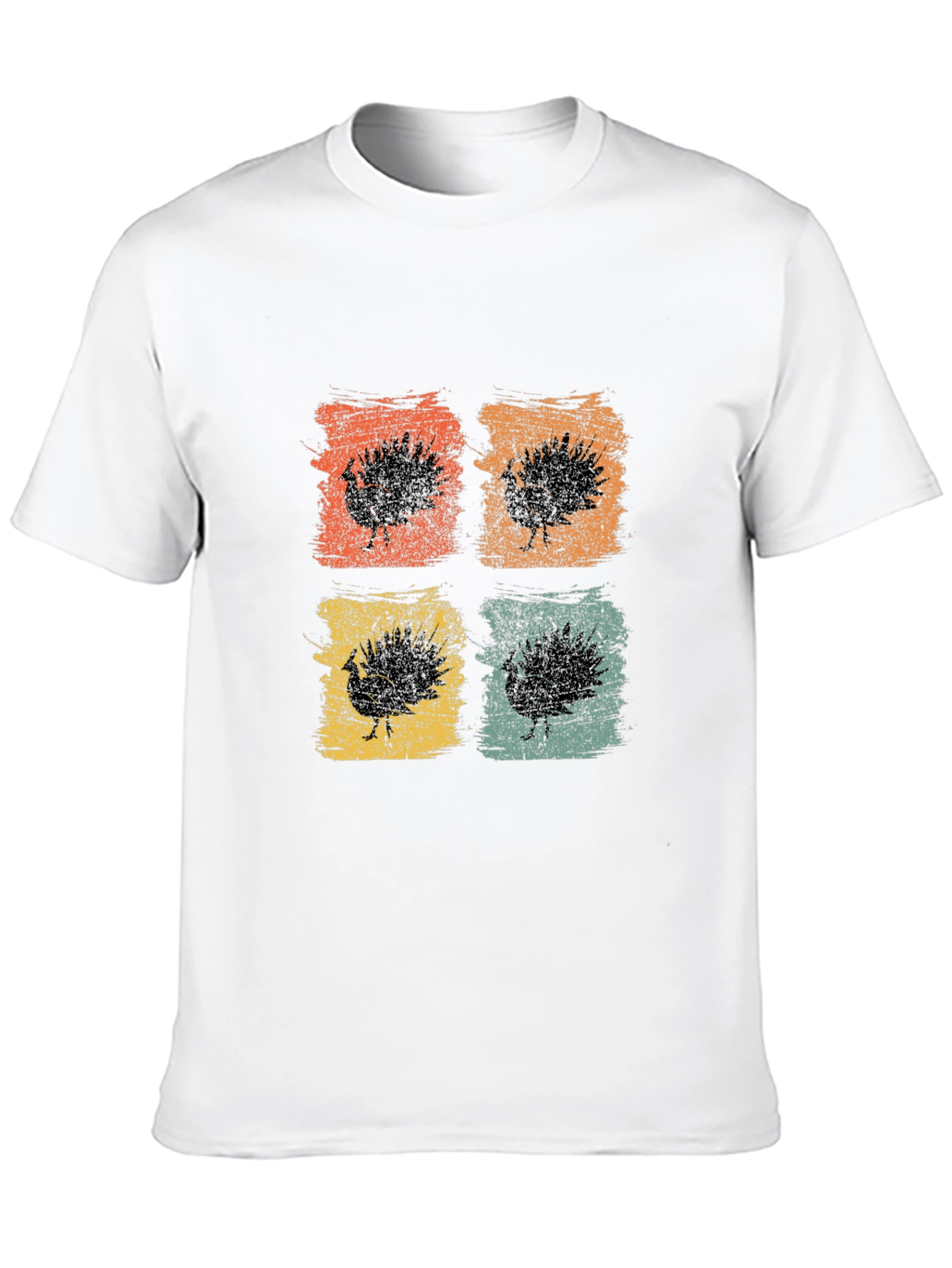 Retro Turkey Graphic T-Shirt - Thanksgiving Style