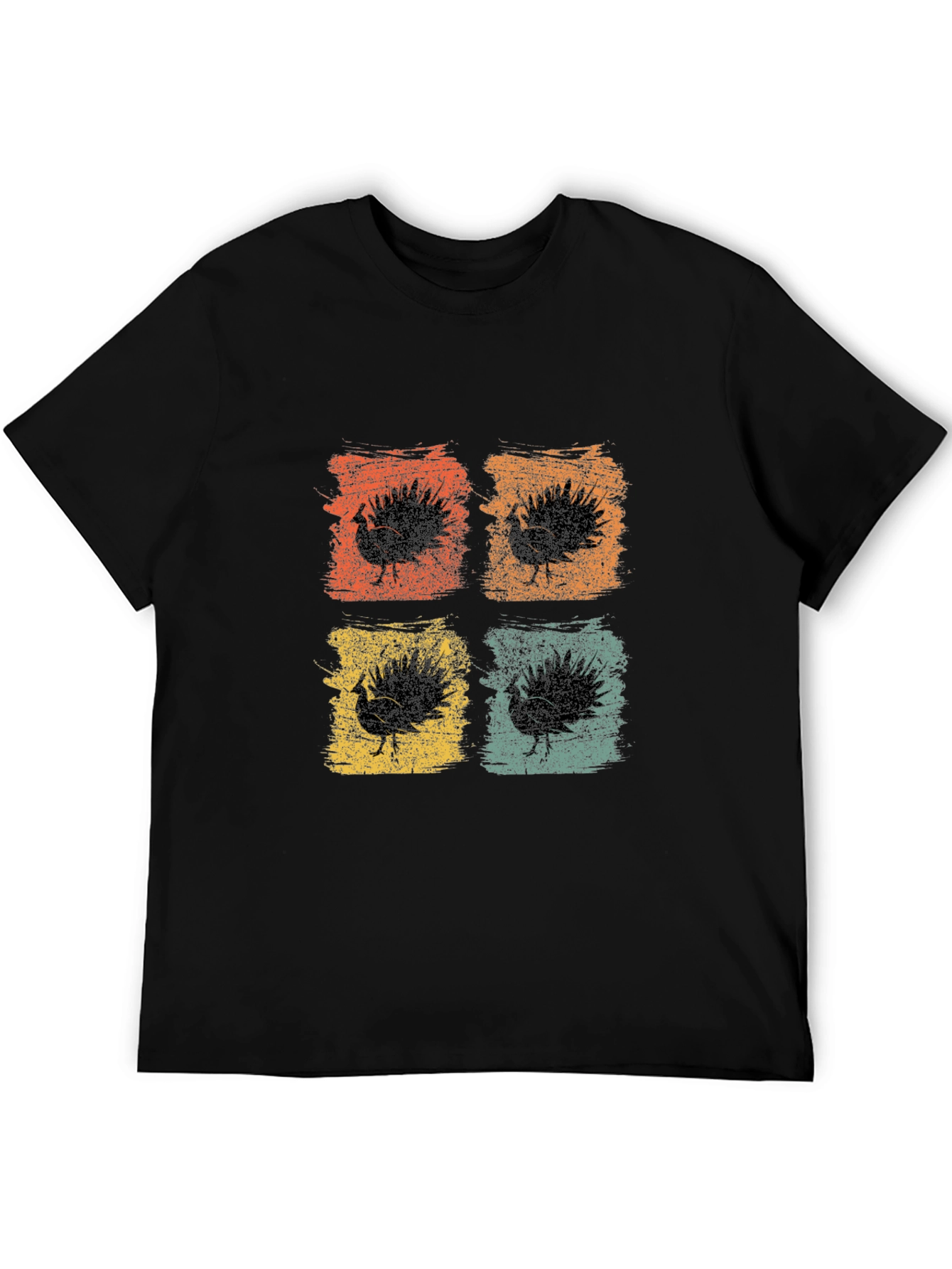 Retro Turkey Graphic T-Shirt - Thanksgiving Style