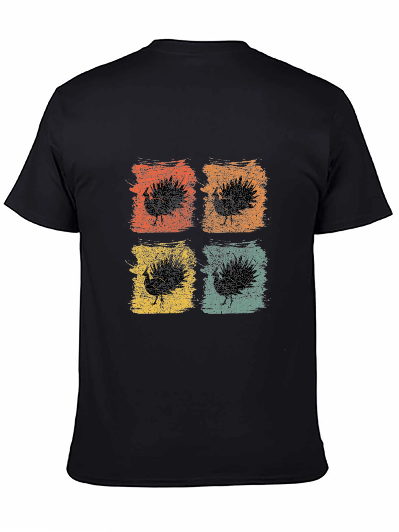 Retro Turkey Graphic T-Shirt - Thanksgiving Style