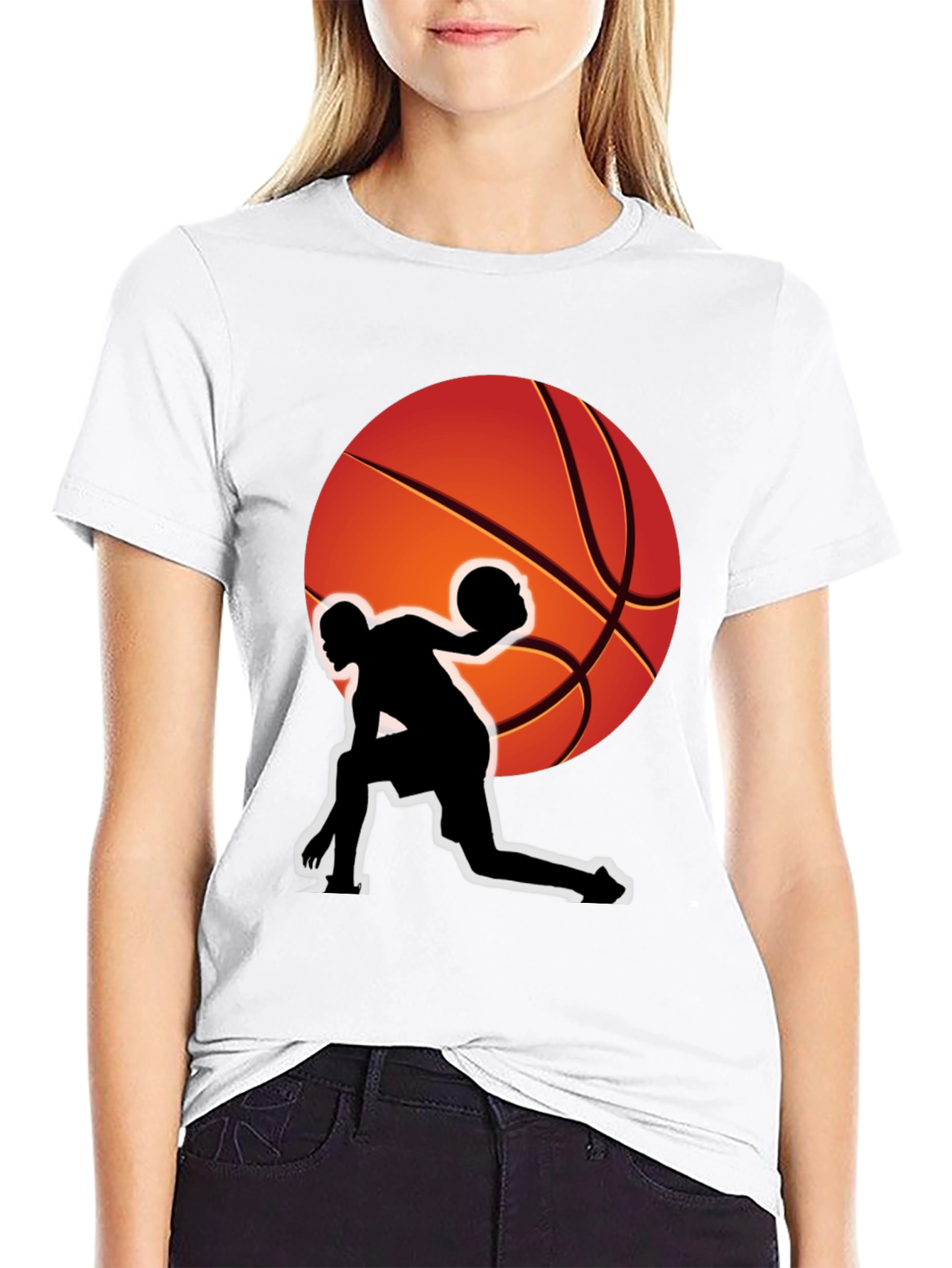 Basketball Player Graphic T-Shirt