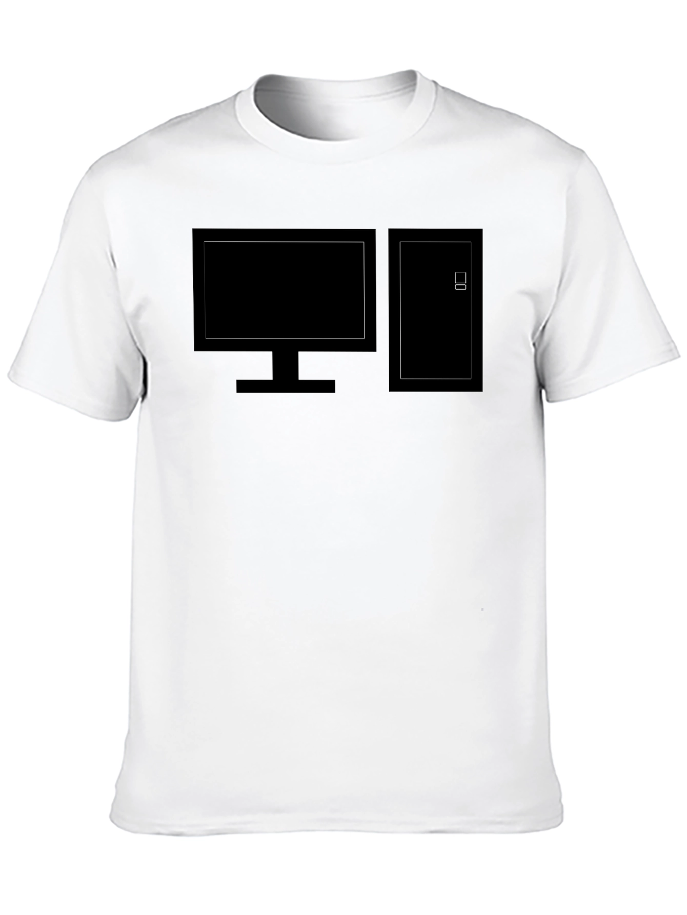 Retro PC T-Shirt - Black Computer Tee