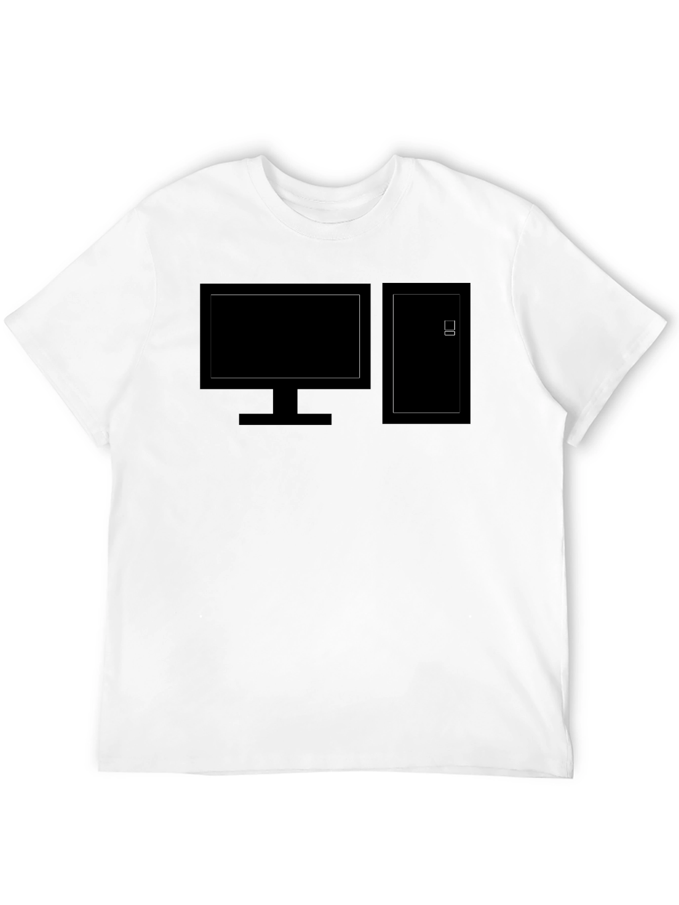Retro PC T-Shirt - Black Computer Tee