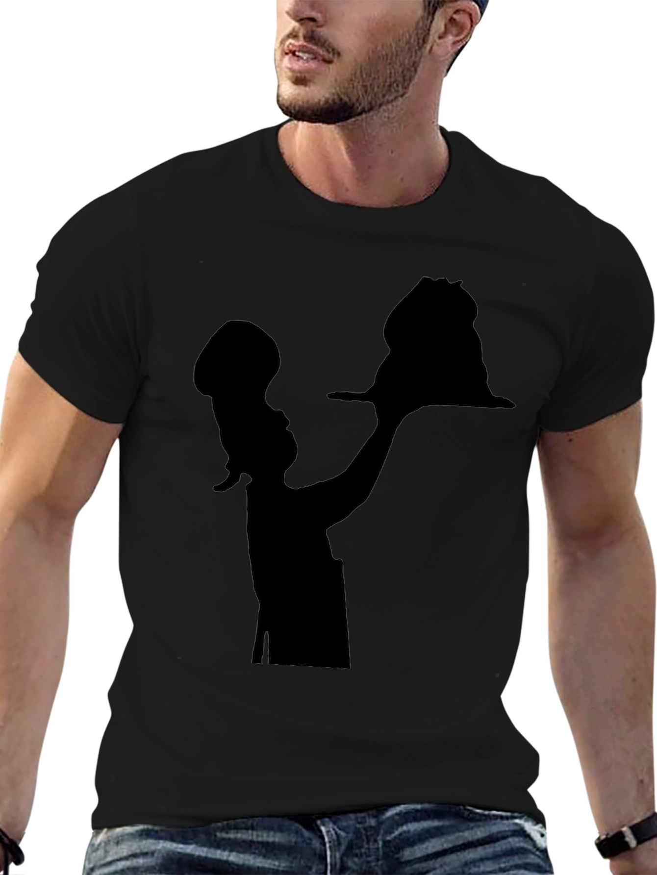 Chef Silhouette Graphic Tee - Black
