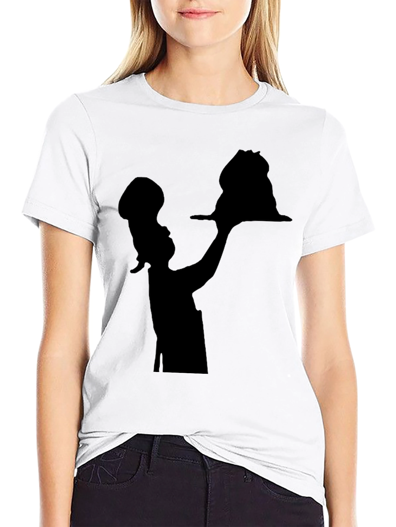 Chef Silhouette Graphic Tee - Black